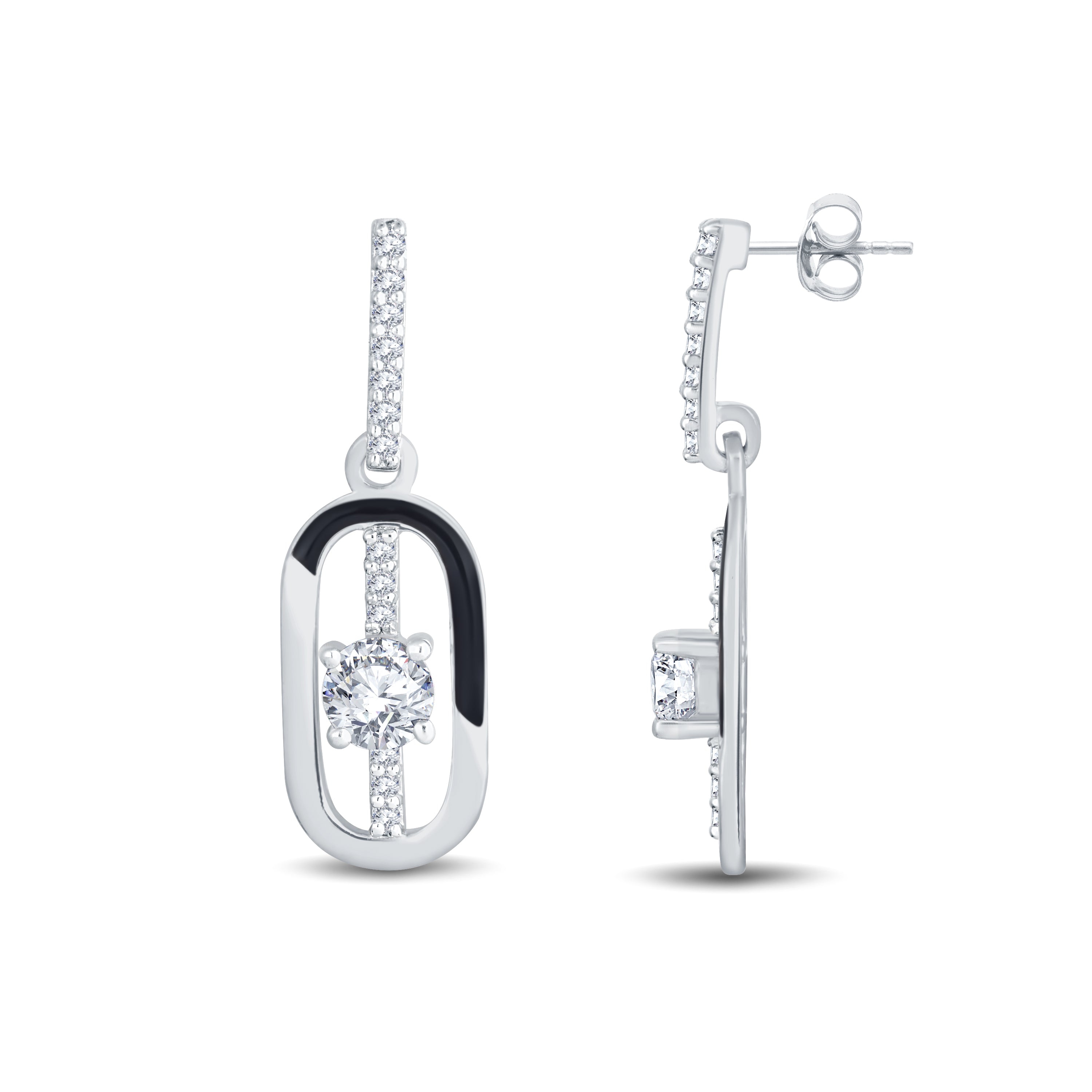 Modern Lab-Grown Diamond Earrings – Sleek & Stylish | GrownńDiva