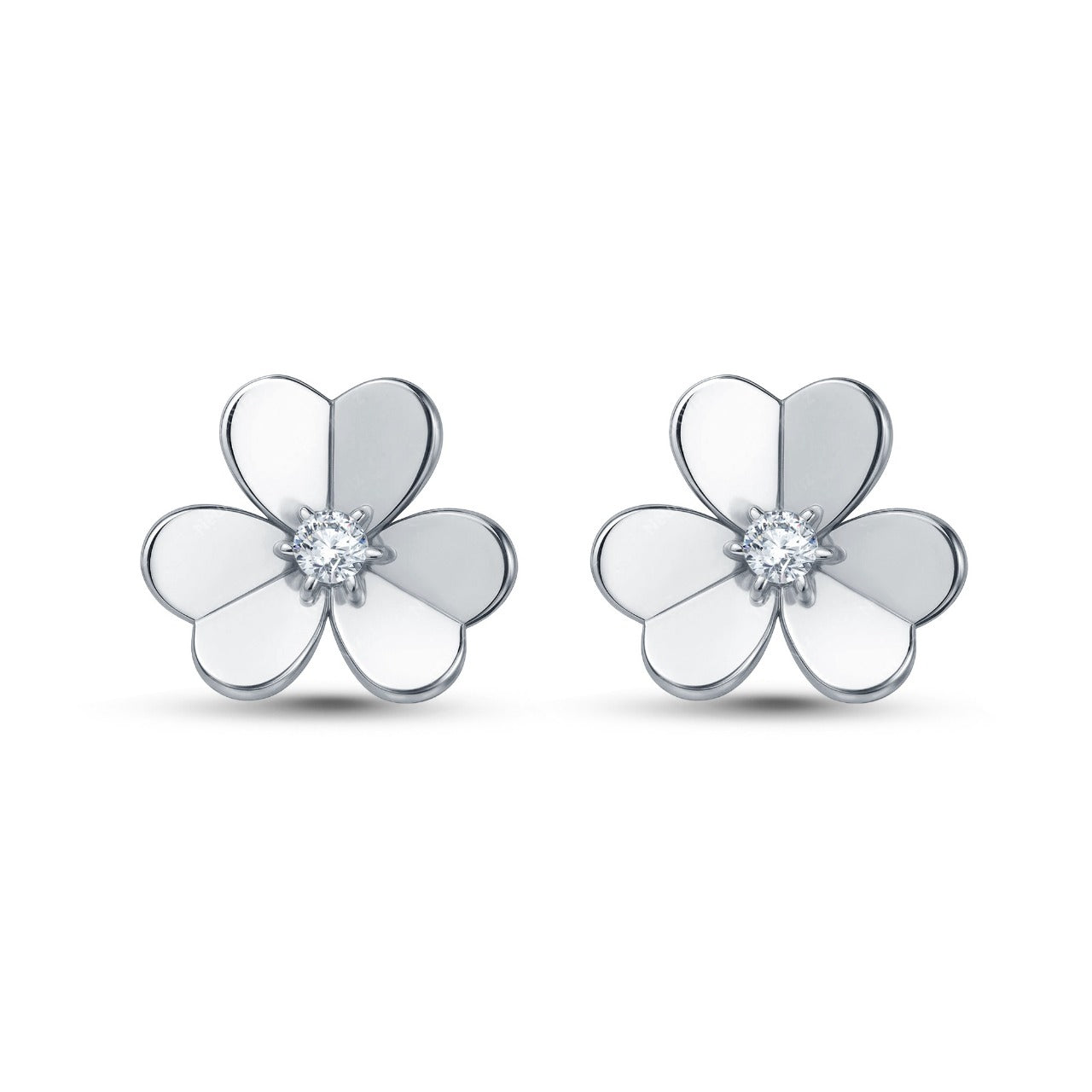 Blush Bloom Lab Diamond Studs – 0.20 cts | 18KT Rose Gold Vermeil on Silver 925
