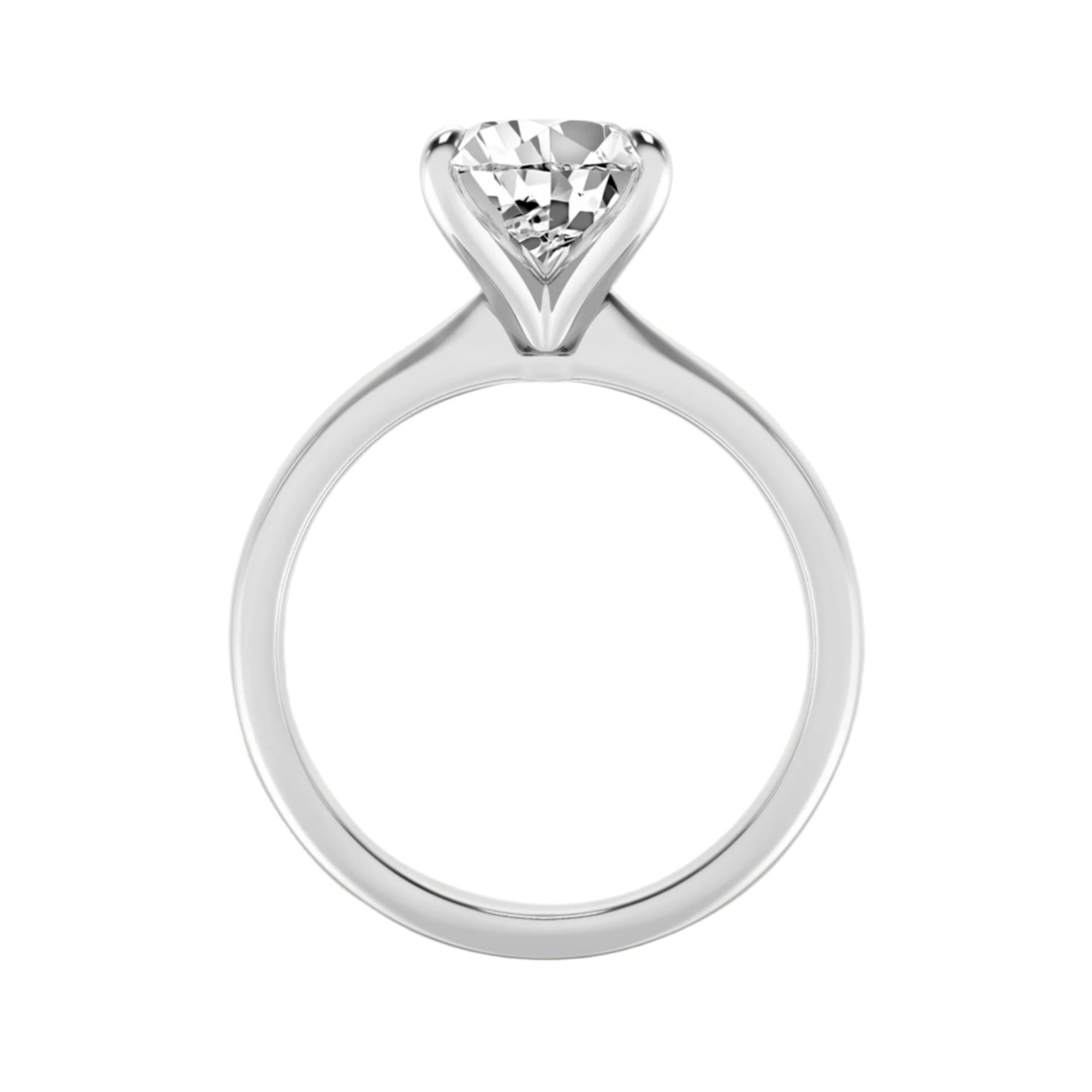 Classic Solitaires Ring - Pear Shape in 10kt Gold