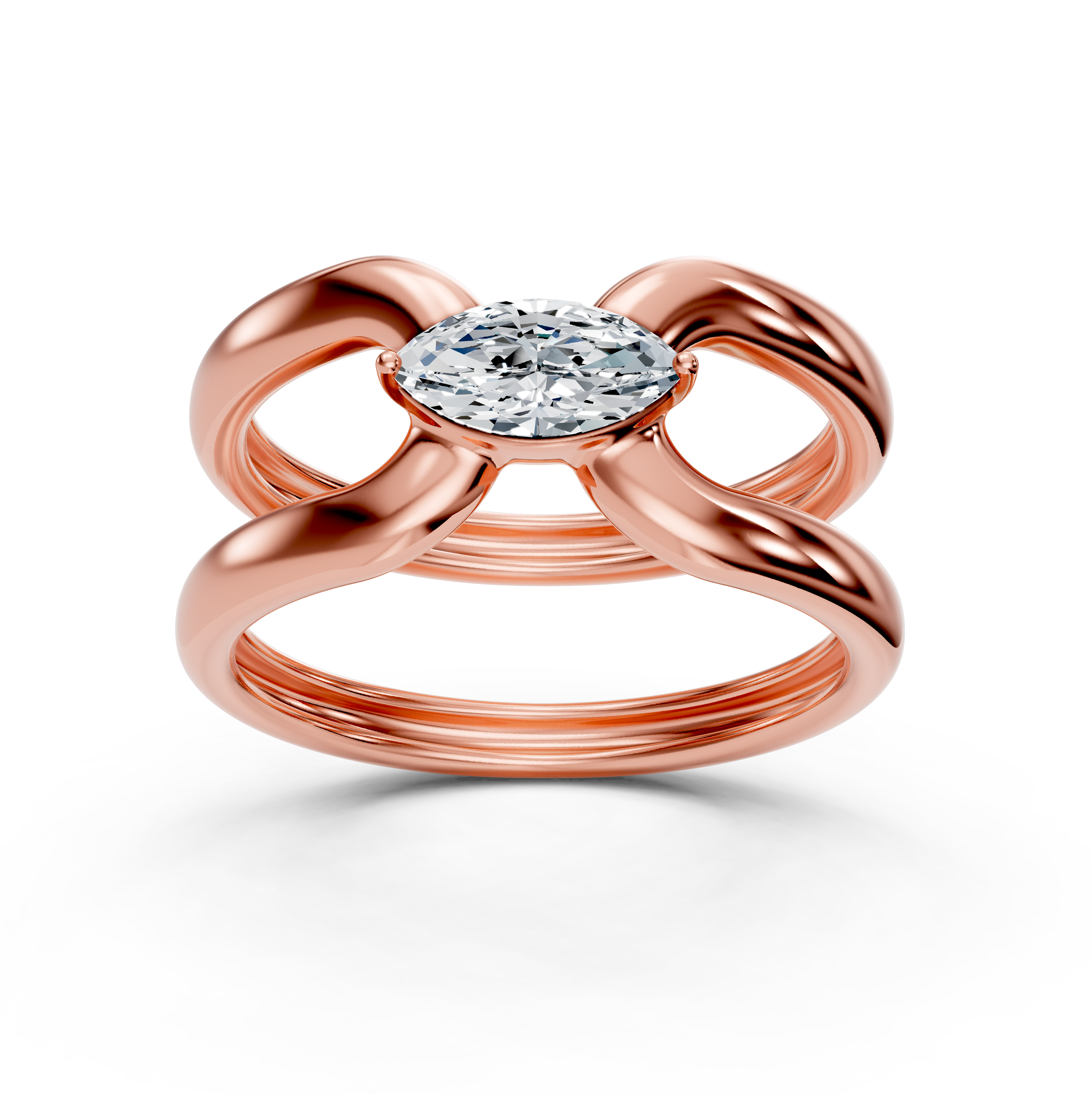 Modern Elegance: The Classic Solitaire Marquise Lab-Grown Diamond Fashion