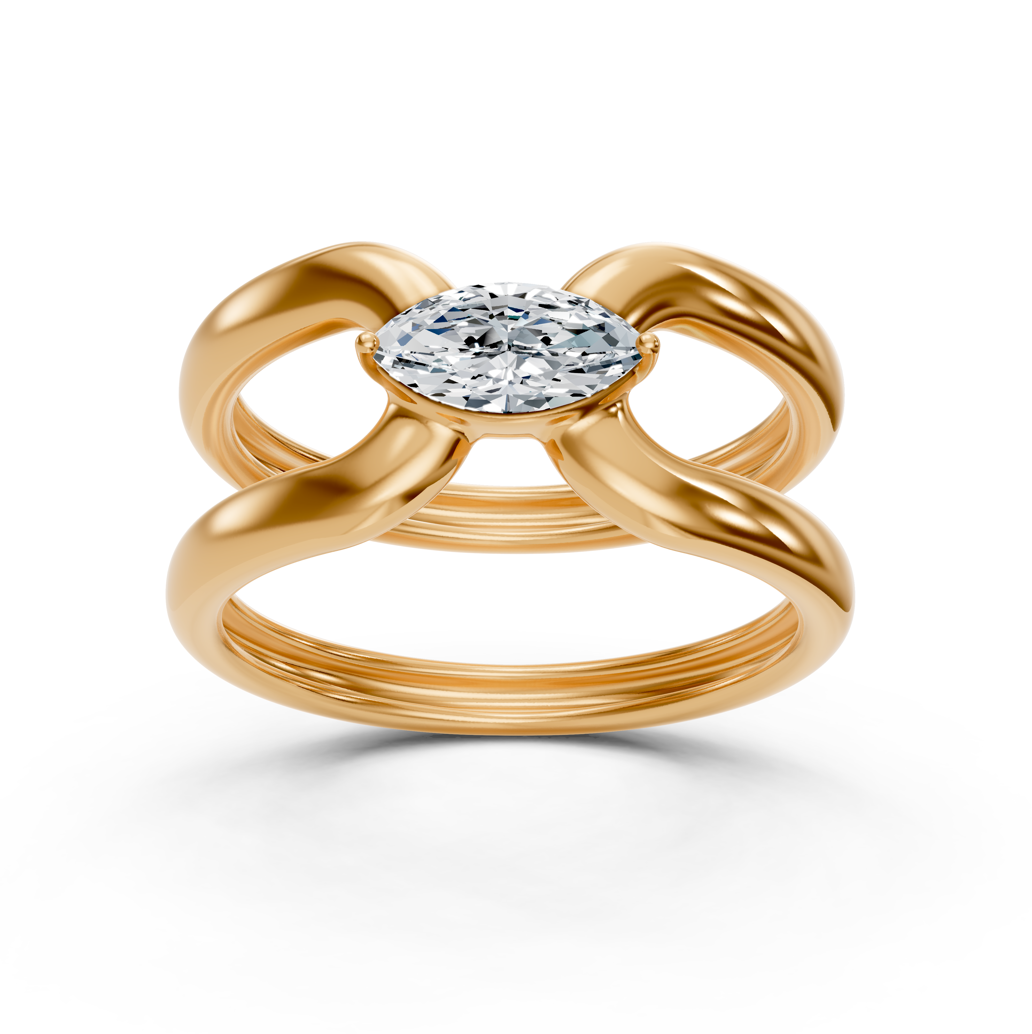 Modern Elegance: The Classic Solitaire Marquise Lab-Grown Diamond Fashion