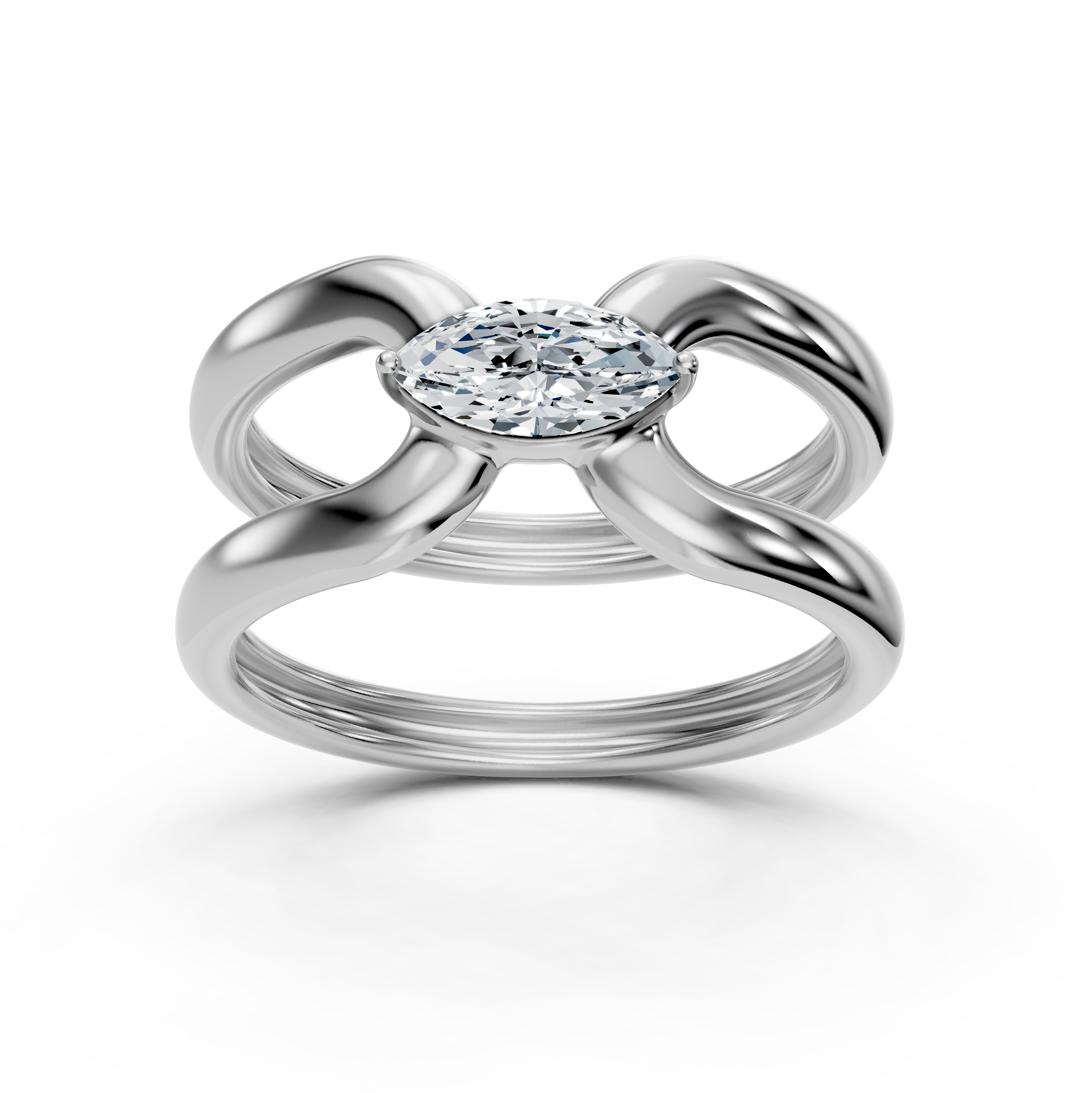 Modern Elegance: The Classic Solitaire Marquise Lab-Grown Diamond Fashion