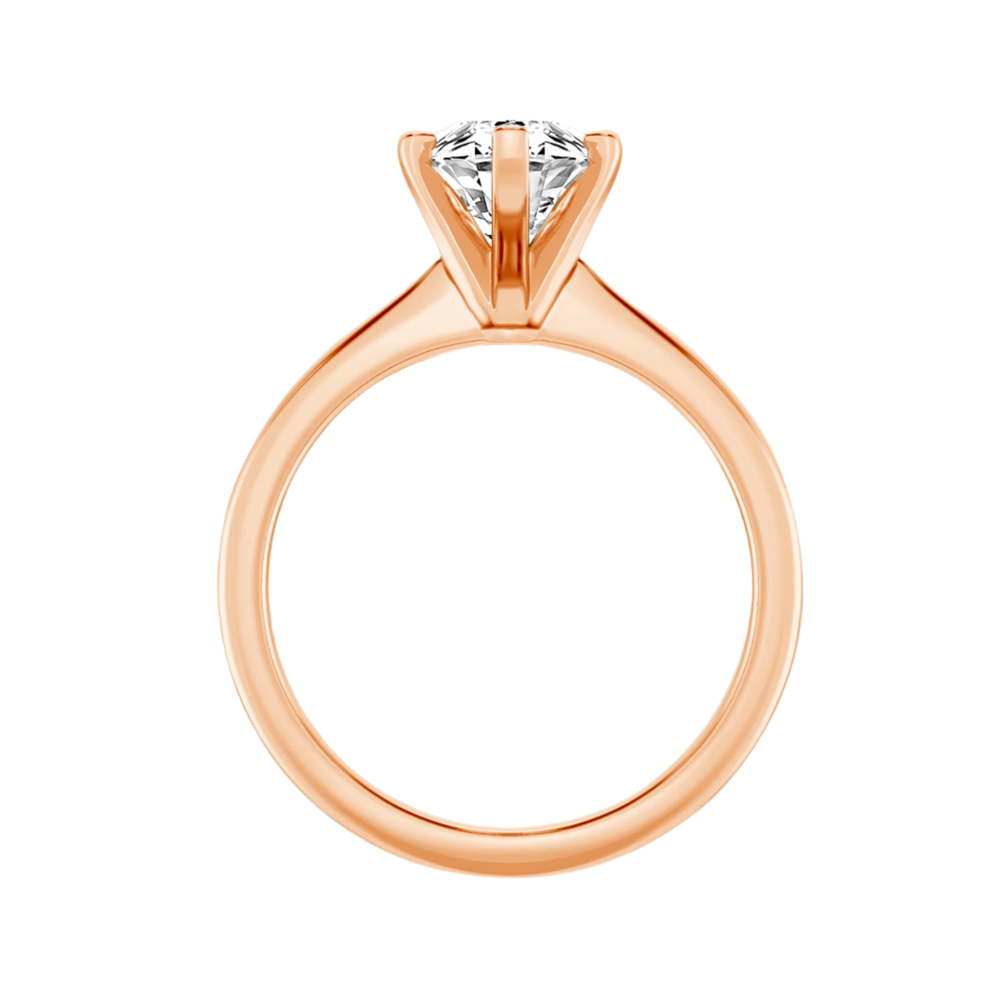 Classic Solitaires Ring - Marquise Shape in 10kt Gold