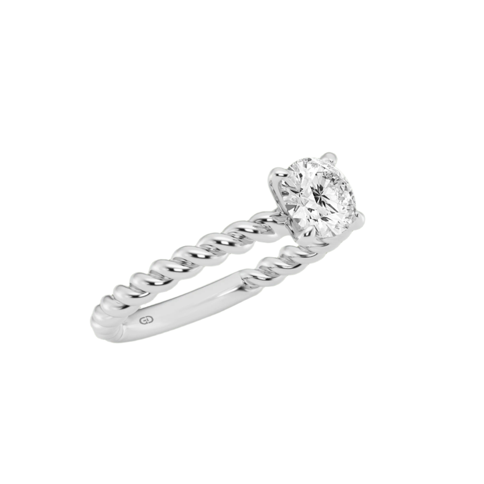 Eternal Twists Round Sparkling Lab-Grown Diamond Ring