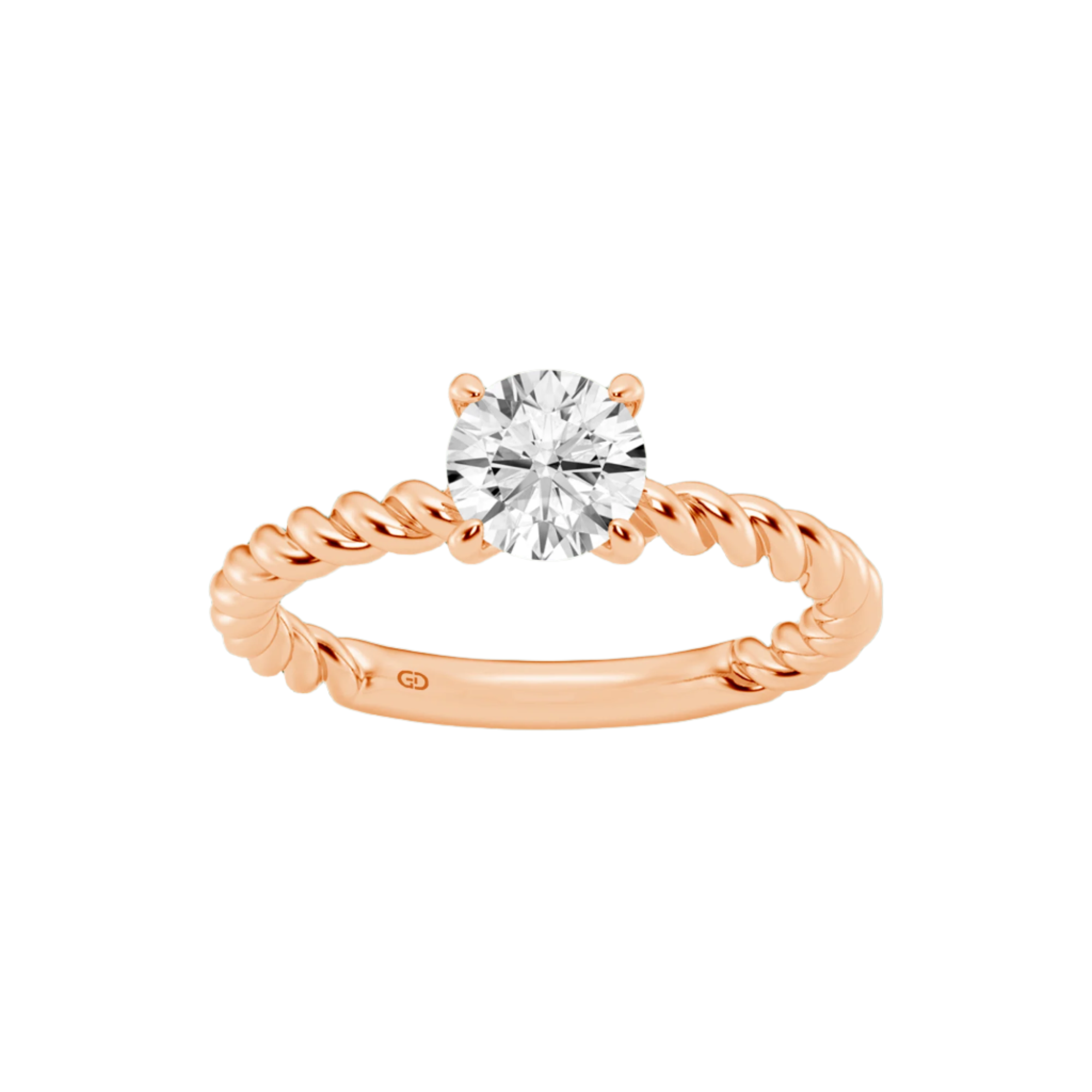 Eternal Twists Round Sparkling Lab-Grown Diamond Ring