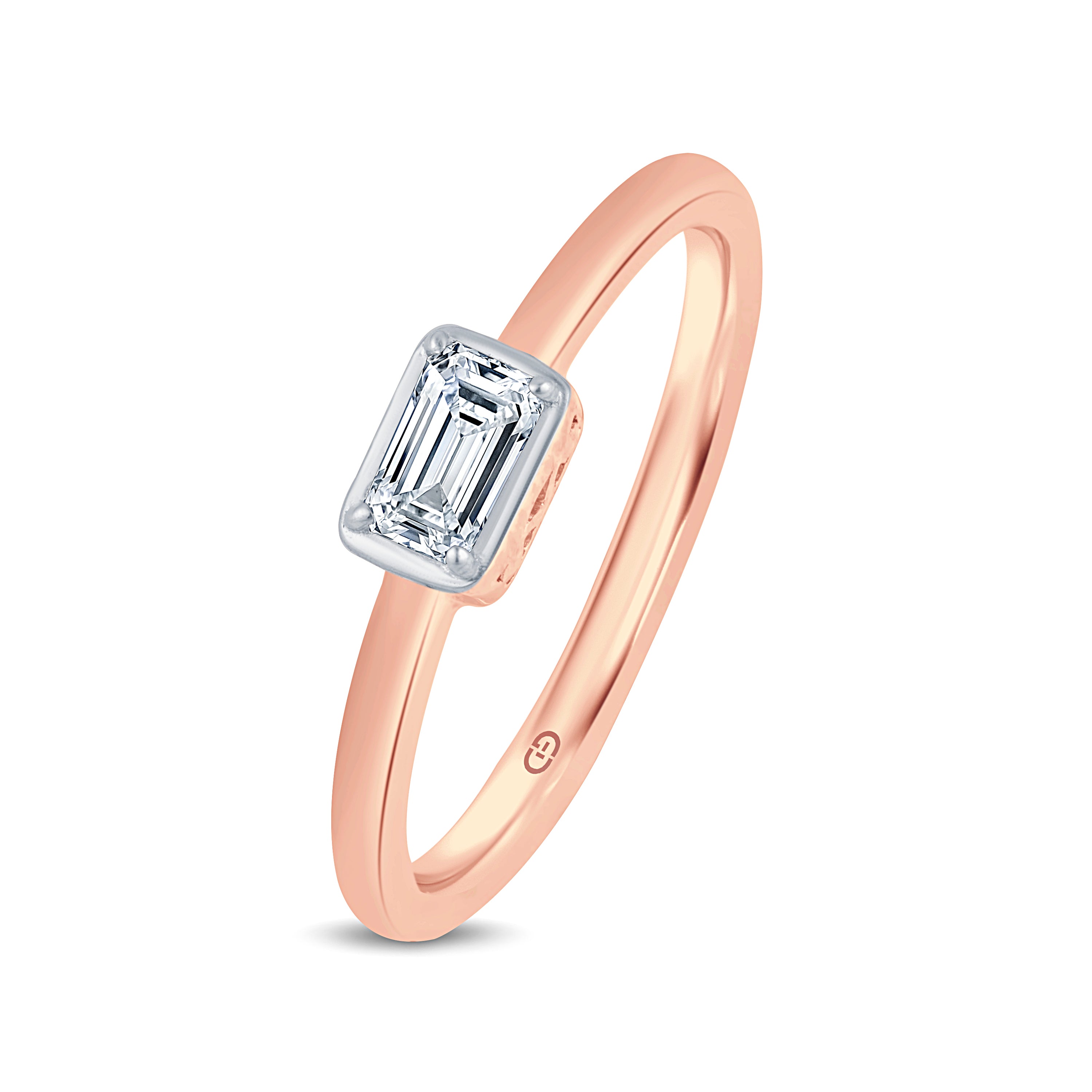 Emerald-Cut Lab-Grown Diamond Ring | Timeless & Ethical Beauty