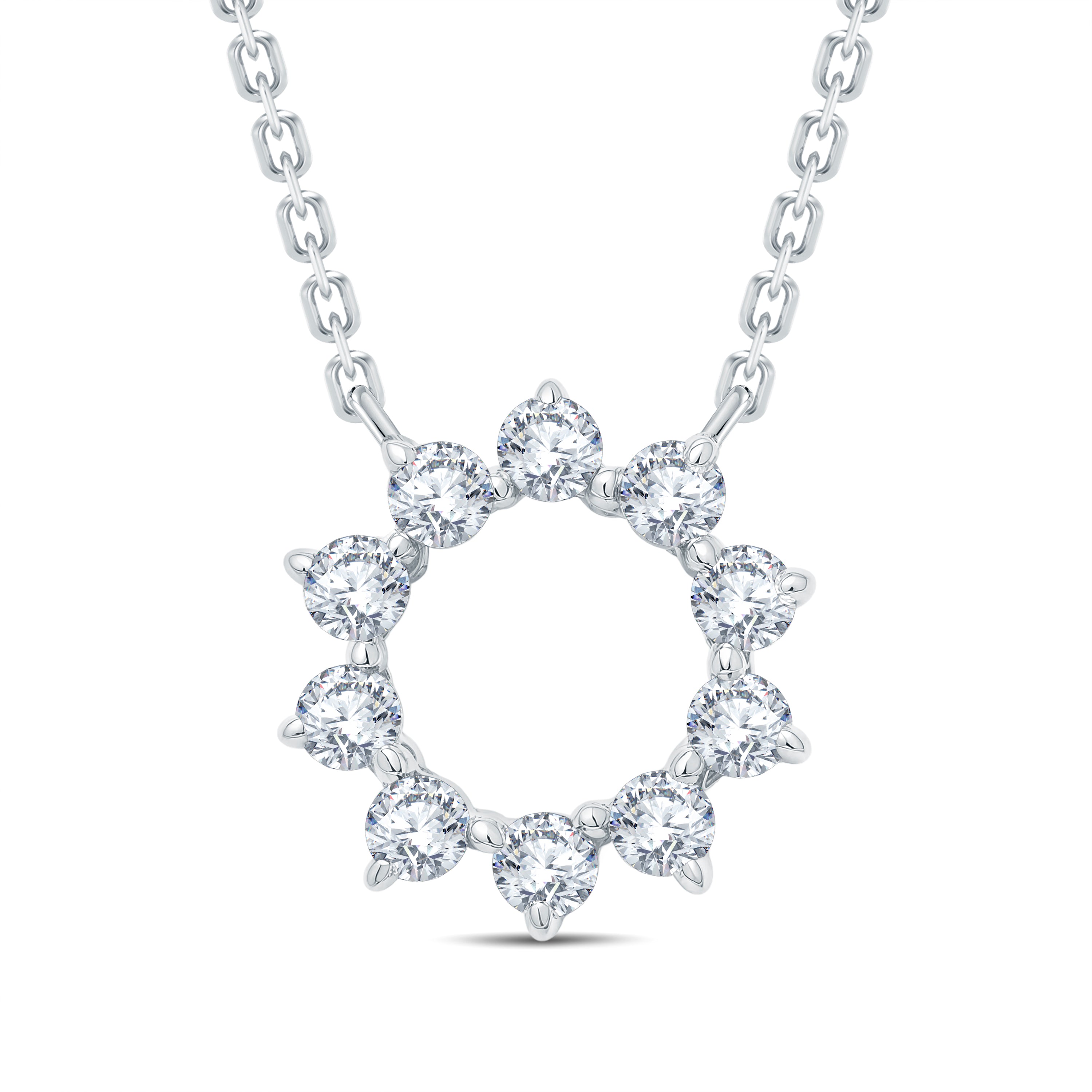 Charming Classic Lab-Grown Diamond Pendant | GrownńDiva