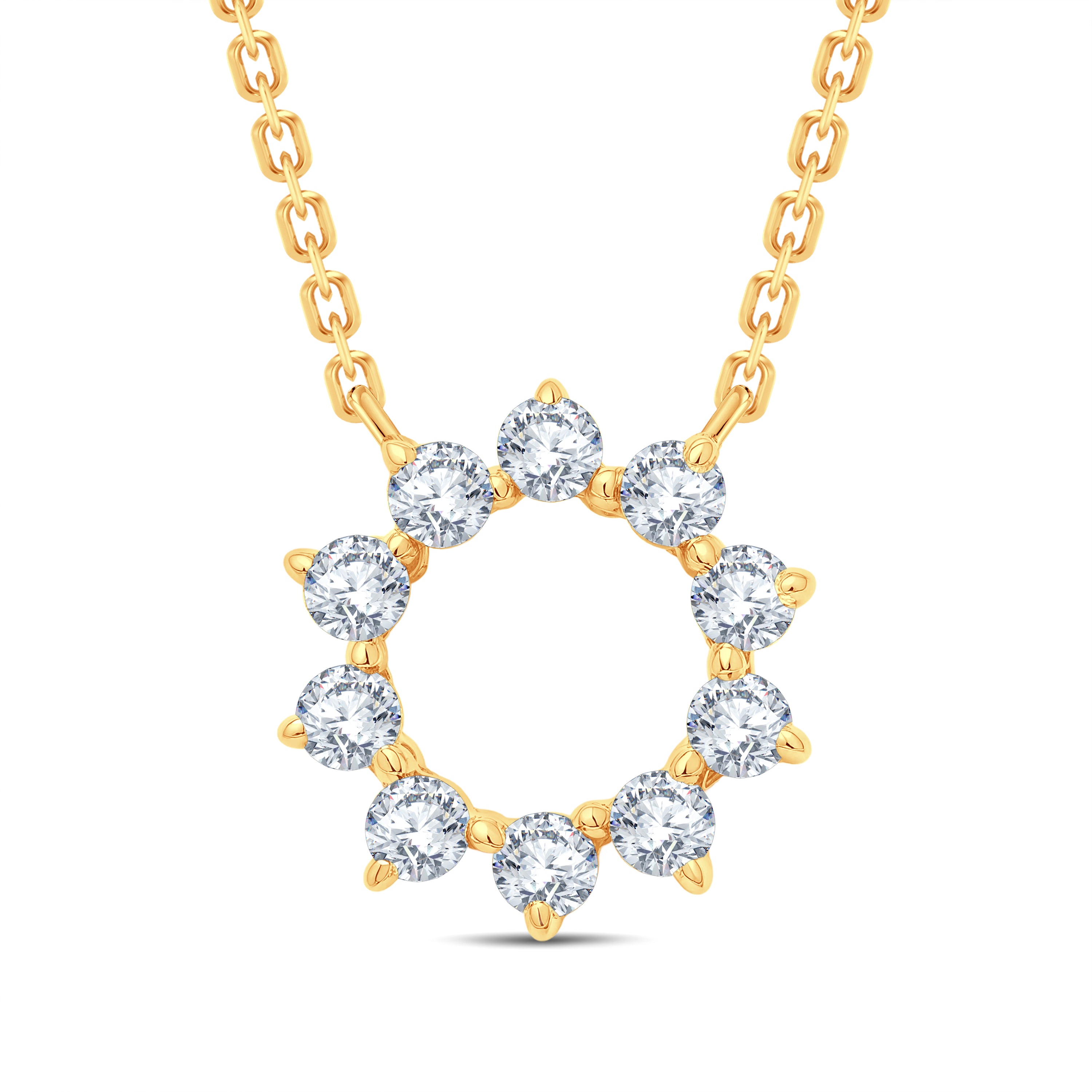 Charming Classic Lab-Grown Diamond Pendant | GrownńDiva
