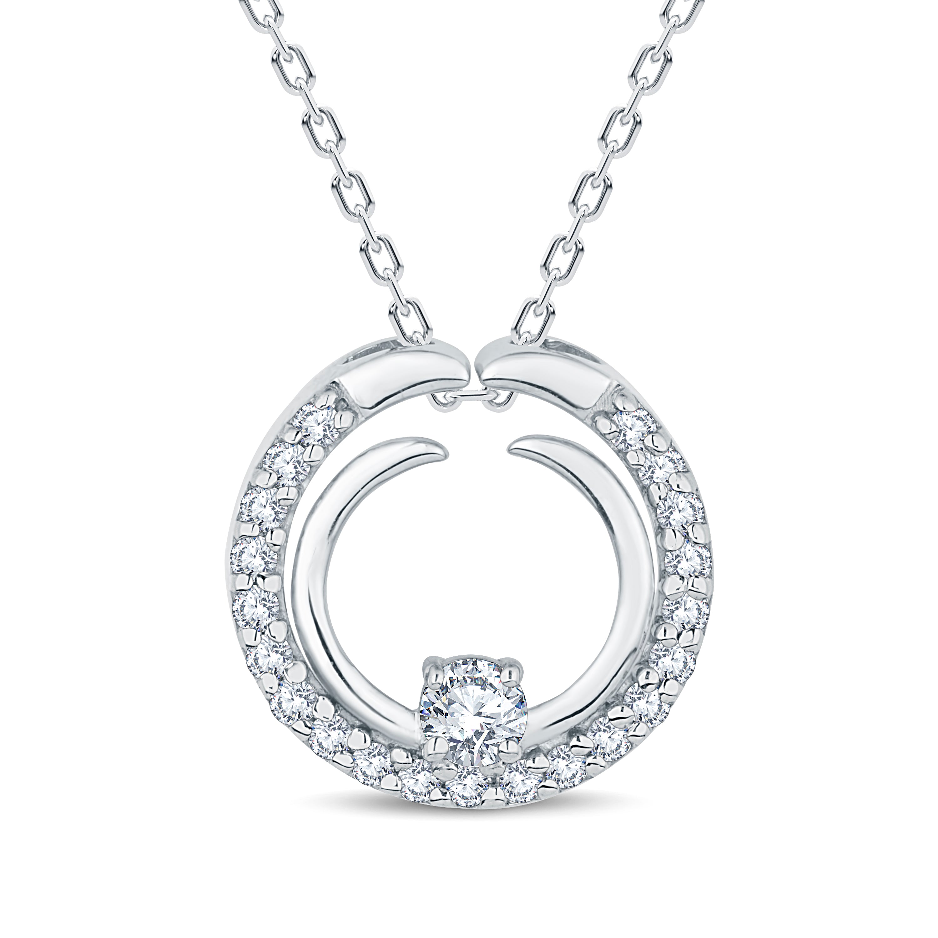 Sophisticated Lab-Grown Diamond Pendant – Ideal for Gifting & Office Wear | GrownńDiva