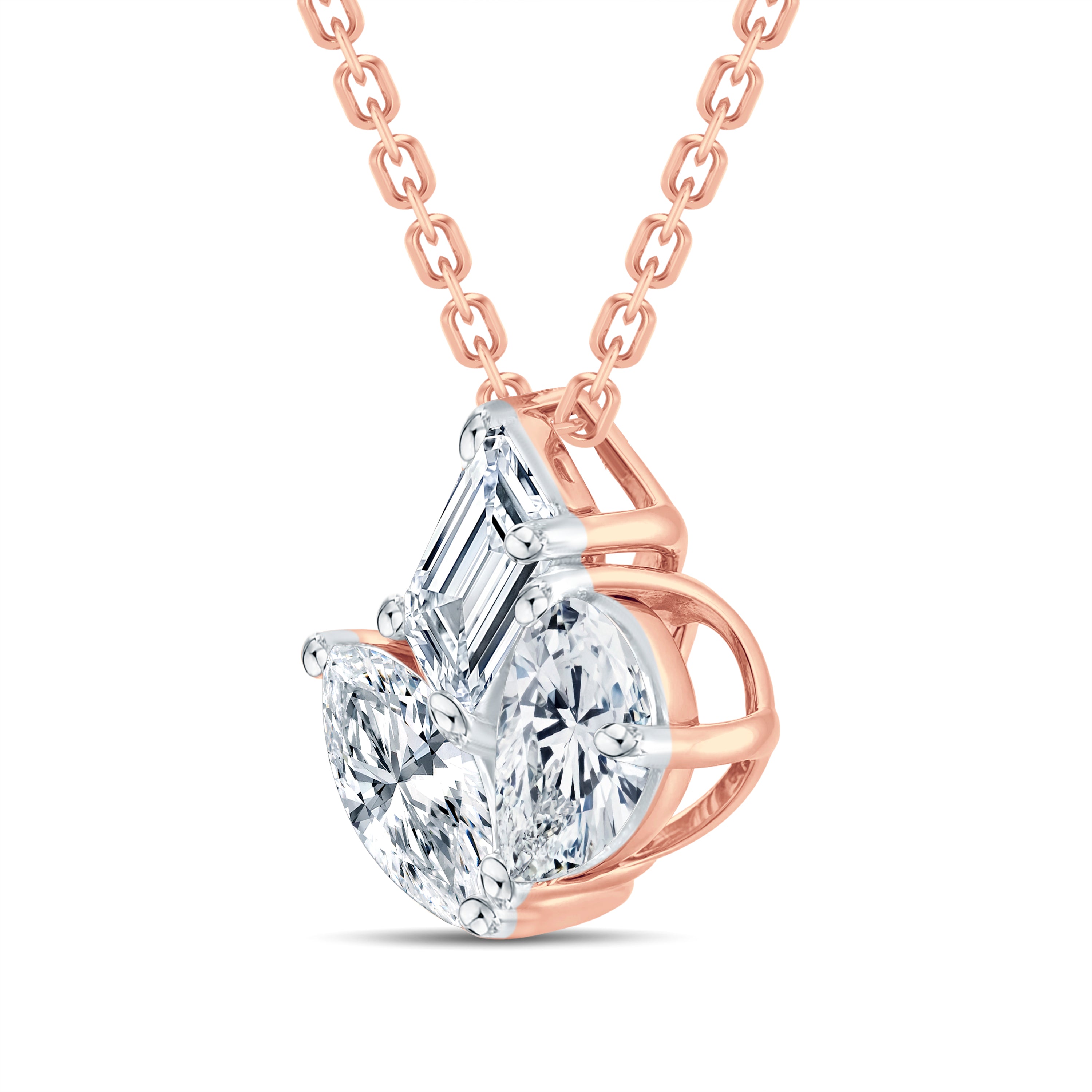 Statement Fancy-Cut Lab-Grown Diamond Pendant | GrownńDiva