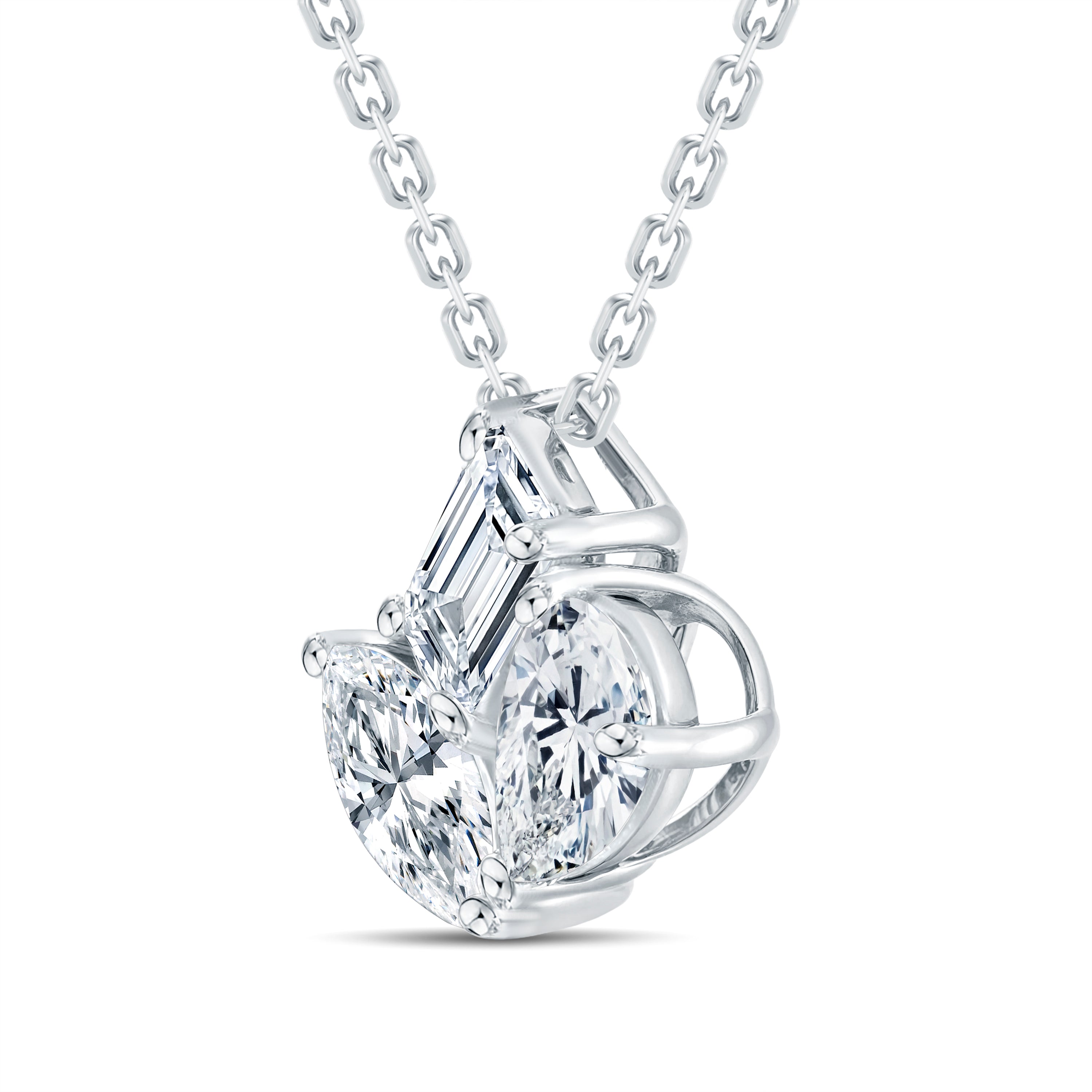 Statement Fancy-Cut Lab-Grown Diamond Pendant | GrownńDiva