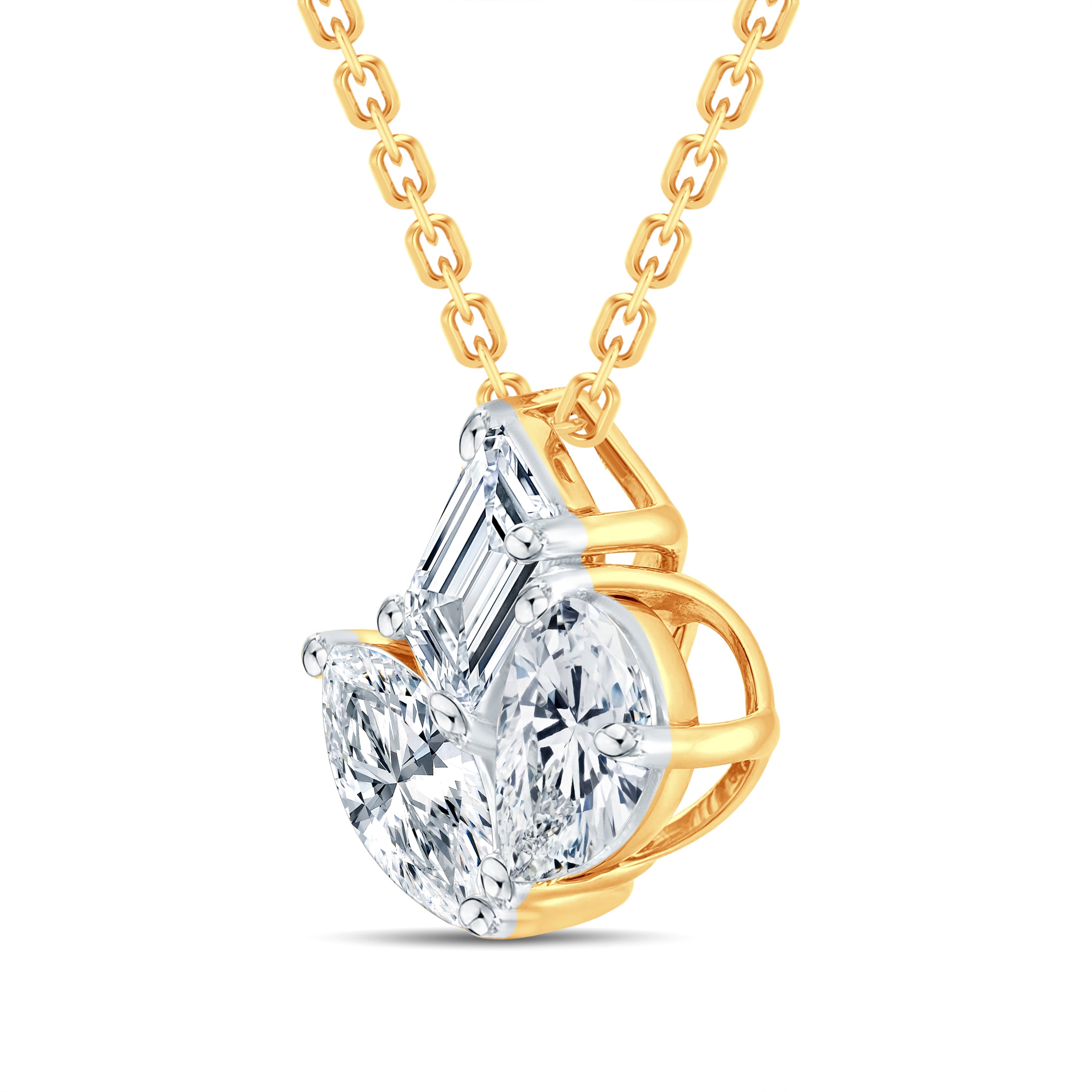Statement Fancy-Cut Lab-Grown Diamond Pendant | GrownńDiva
