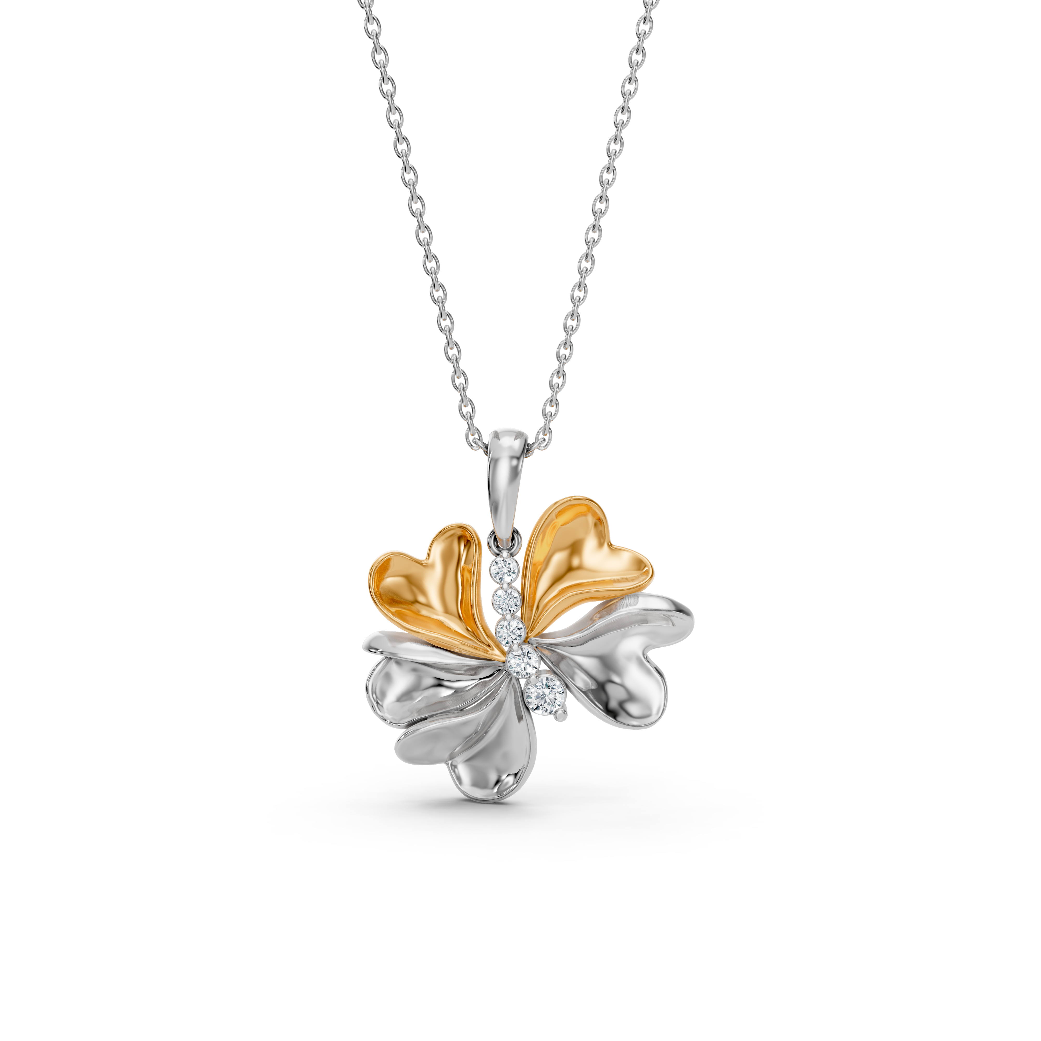 Lab-Grown Diamond Butterfly Radiance Pendant