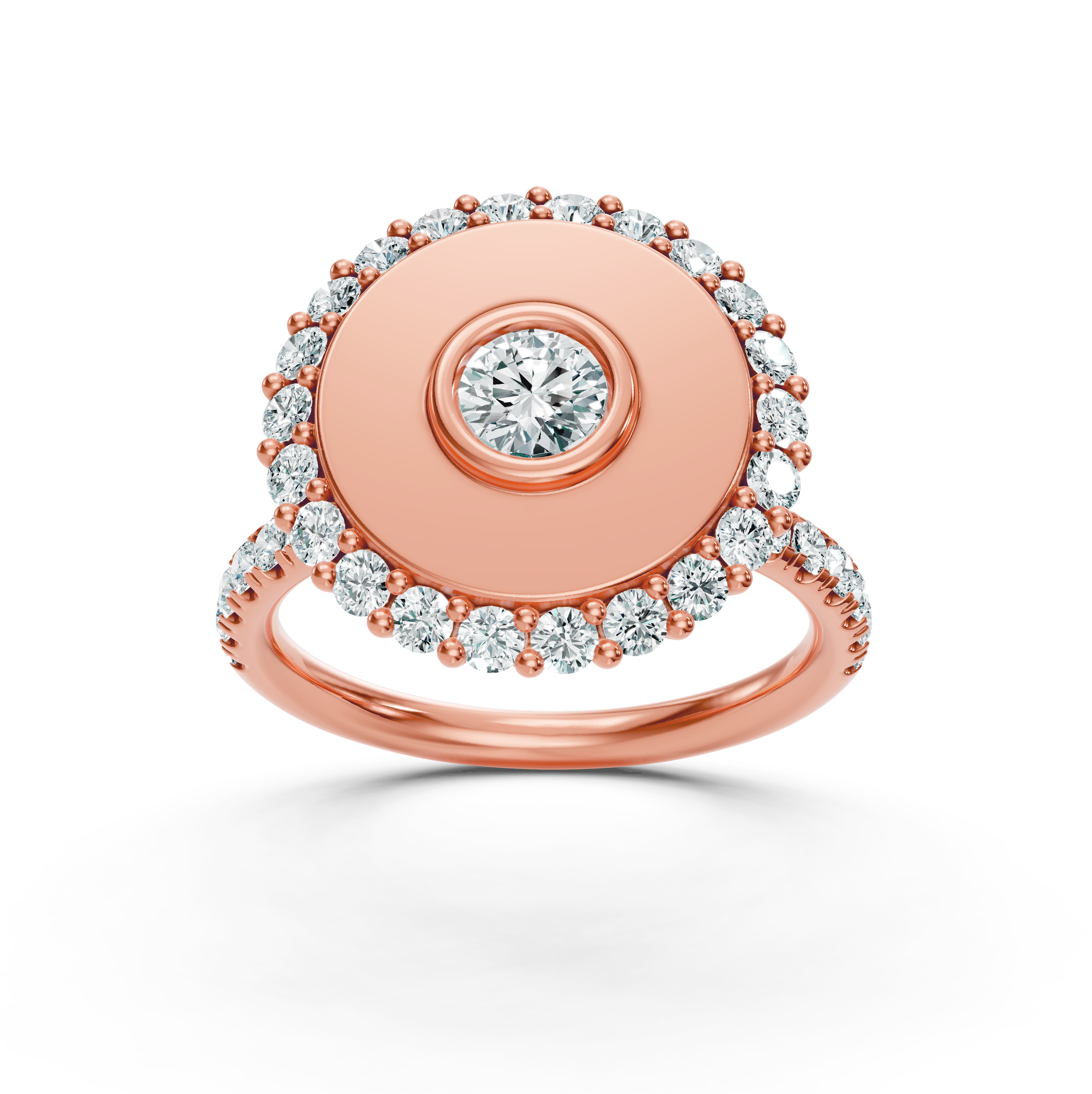 Lab-Grown Diamond Stellar Circle Ring