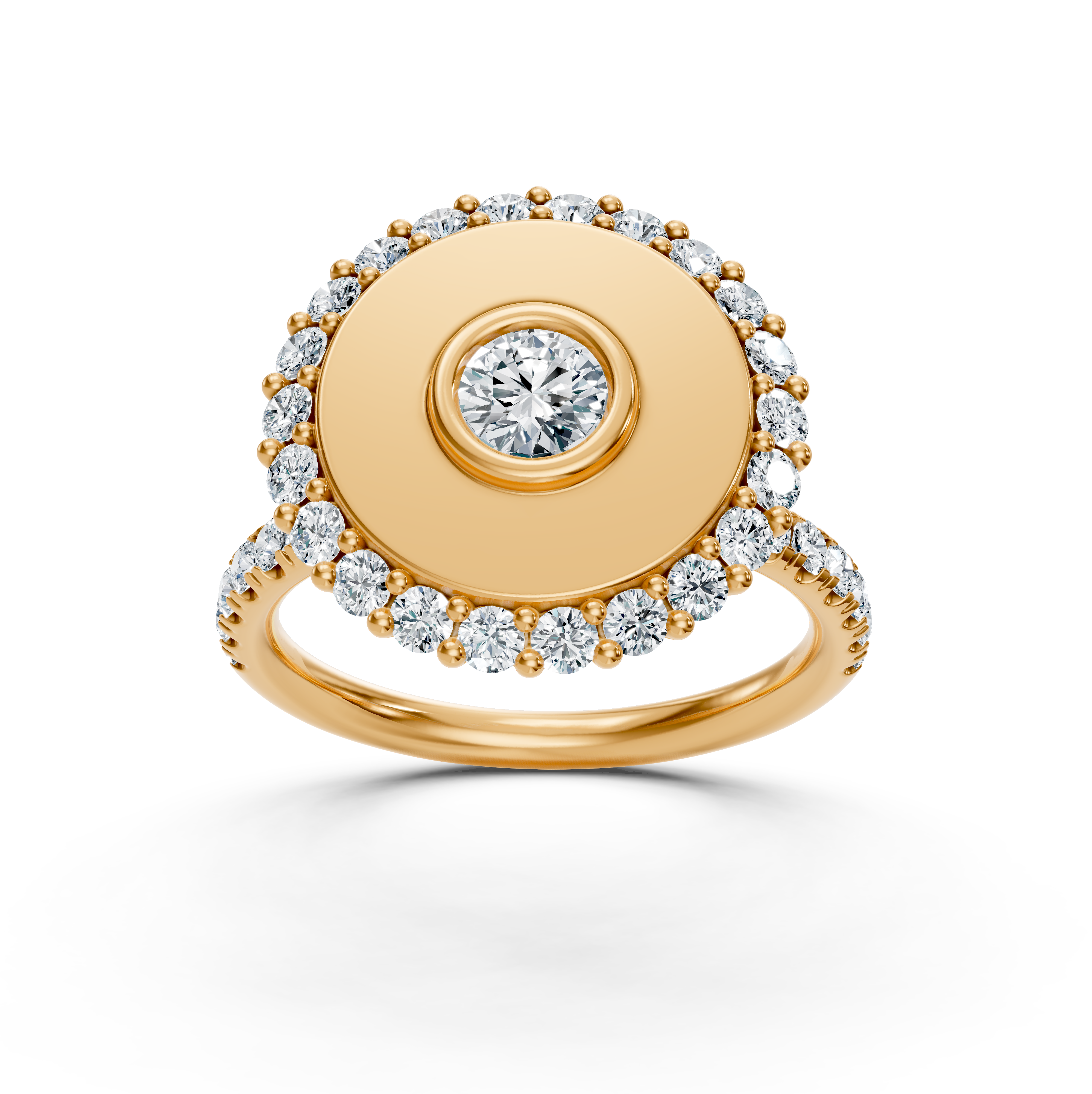 Lab-Grown Diamond Stellar Circle Ring