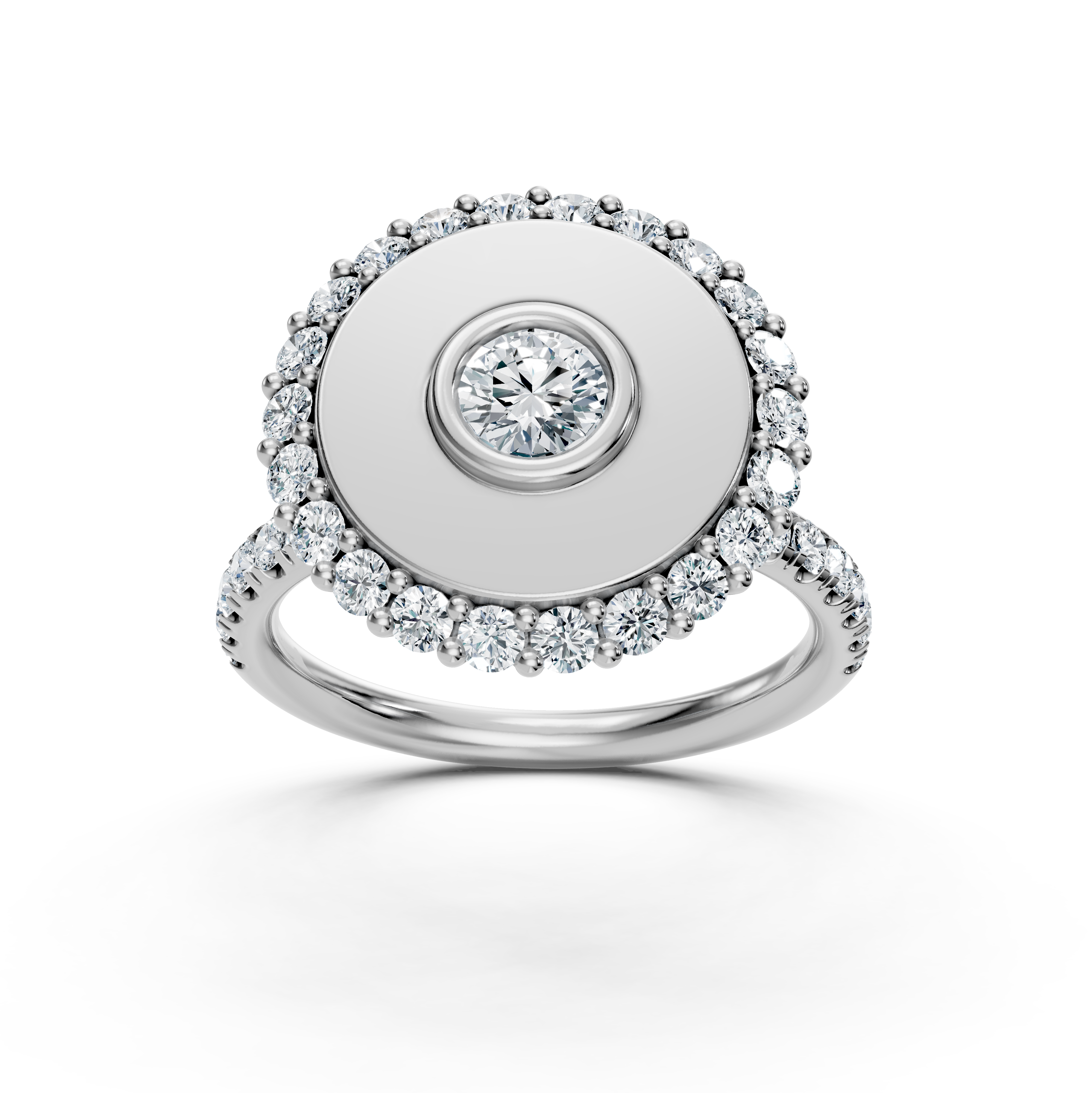 Lab-Grown Diamond Stellar Circle Ring