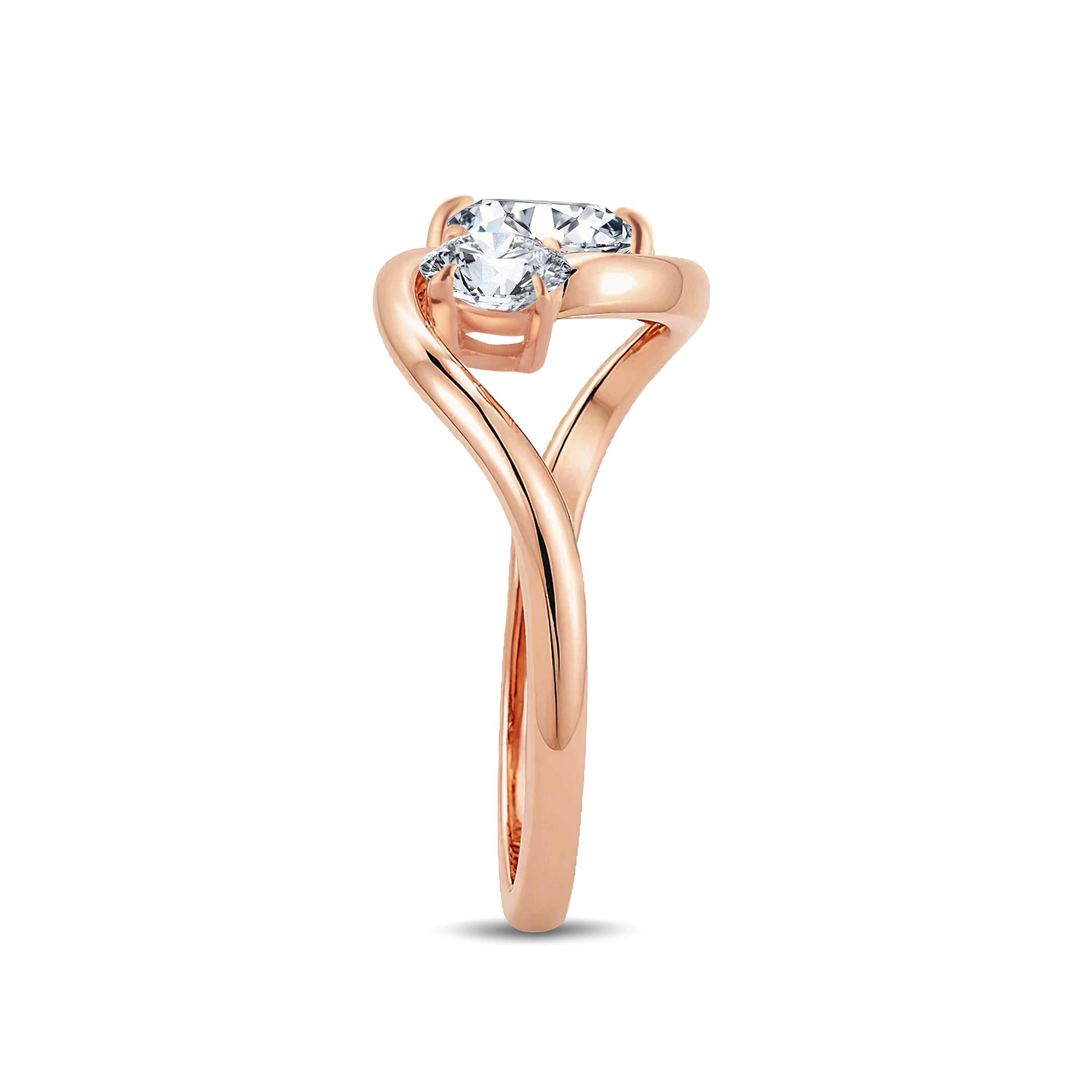 Exquisite Twin-Stone Lab-Grown Diamond Ring – 0.70ct