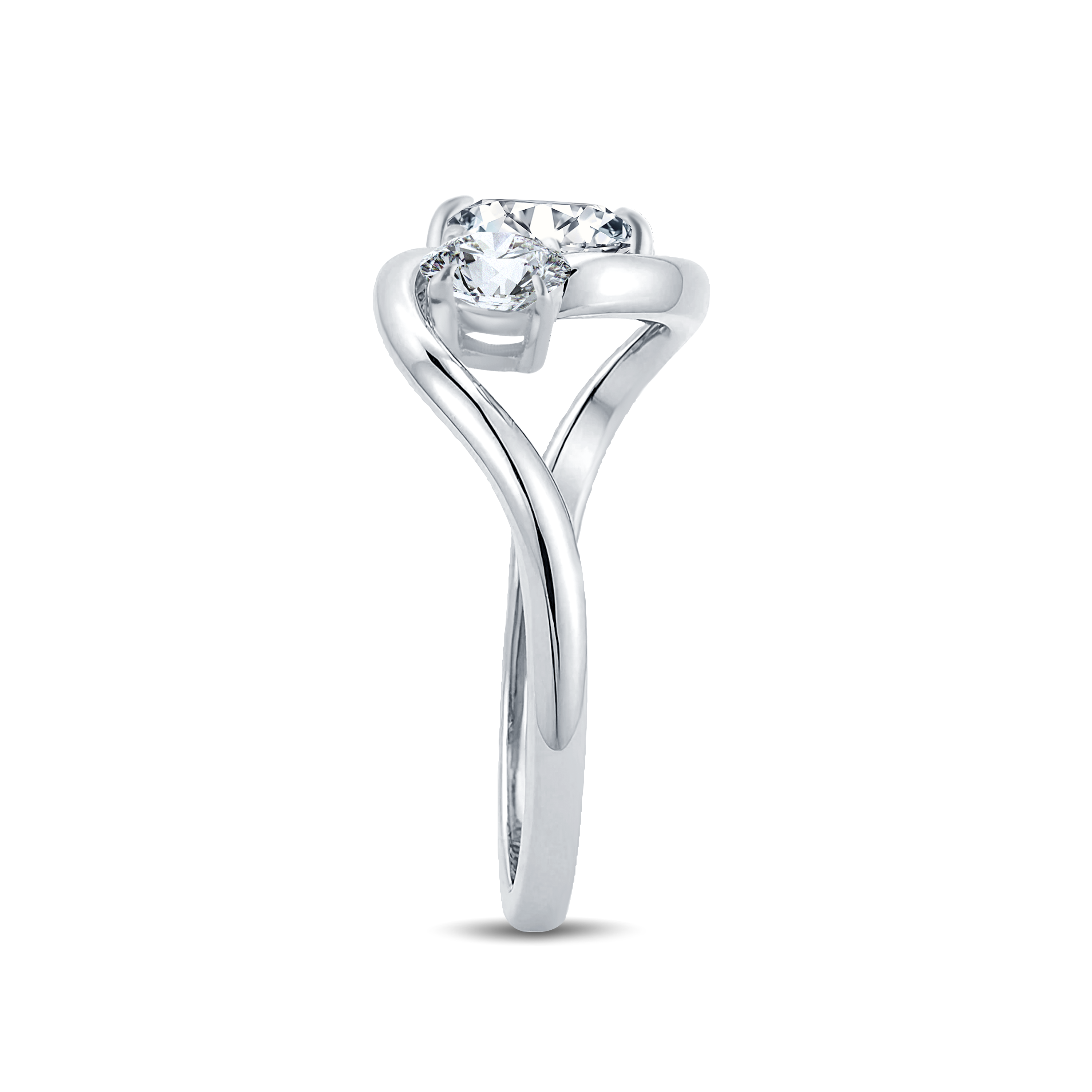Exquisite Twin-Stone Lab-Grown Diamond Ring – 0.70ct