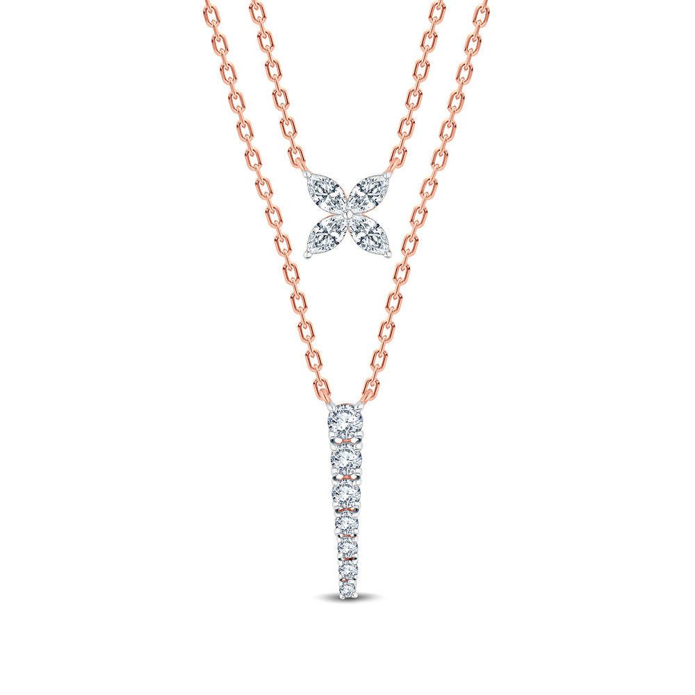 Chic Lab-Grown Diamond Chain Neckwear – Versatile Elegance | GrownńDiva