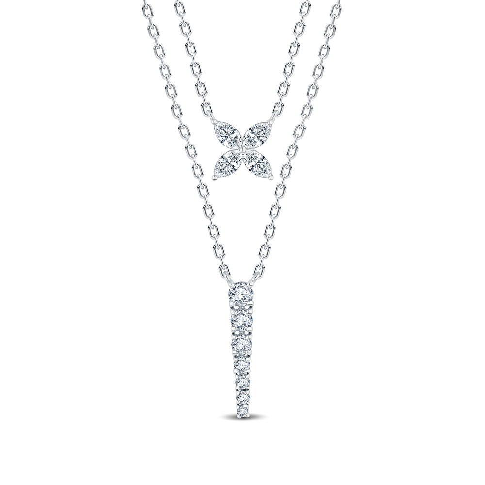 Chic Lab-Grown Diamond Chain Neckwear – Versatile Elegance | GrownńDiva