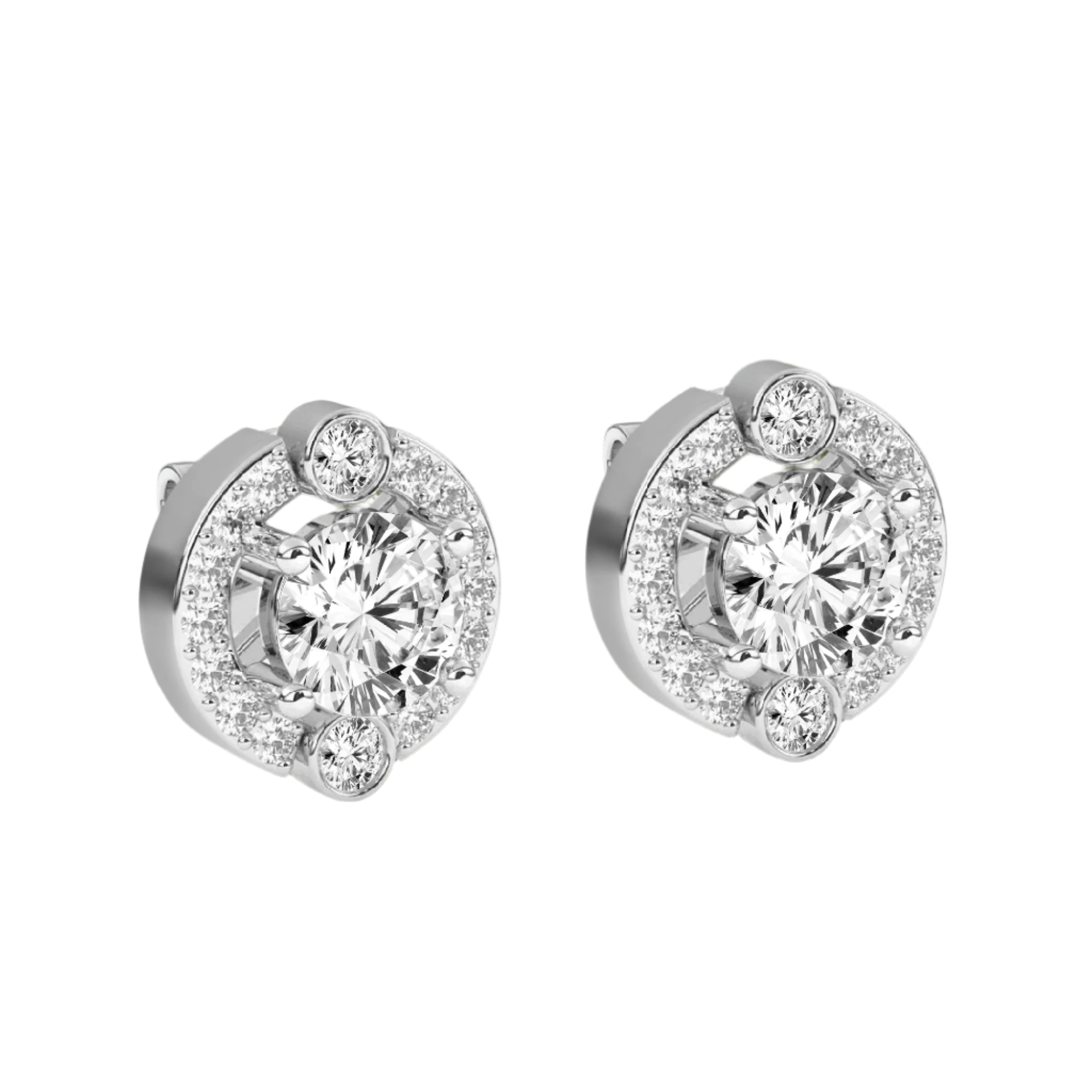 Sparkling Lab-Grown Diamond Radiance Studs- 1.70ct