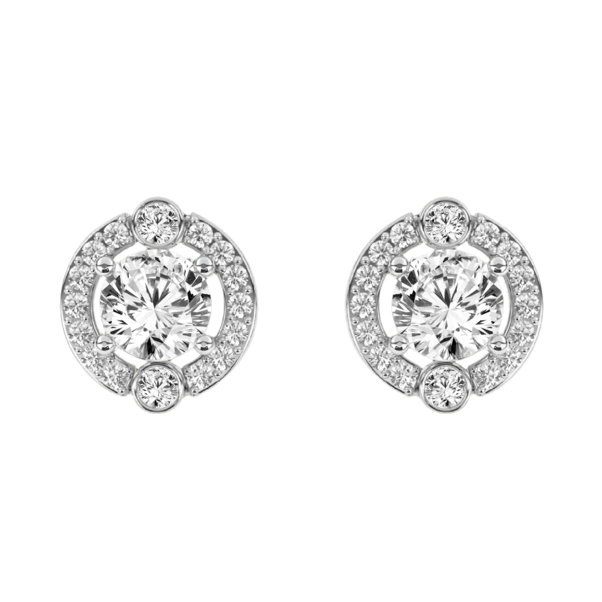 Sparkling Lab-Grown Diamond Radiance Studs- 1.70ct
