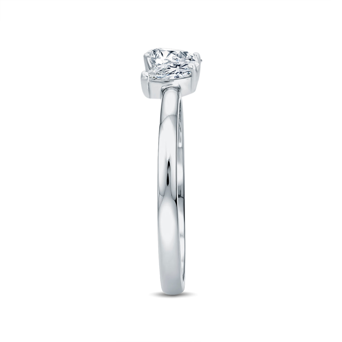 Trinity Glow Pear Diamond Ring | GrownnDiva