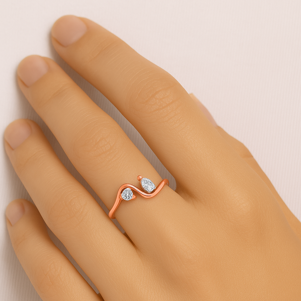 Exquisite Toi et Moi Lab-Grown Diamond Ring – 0.70ct