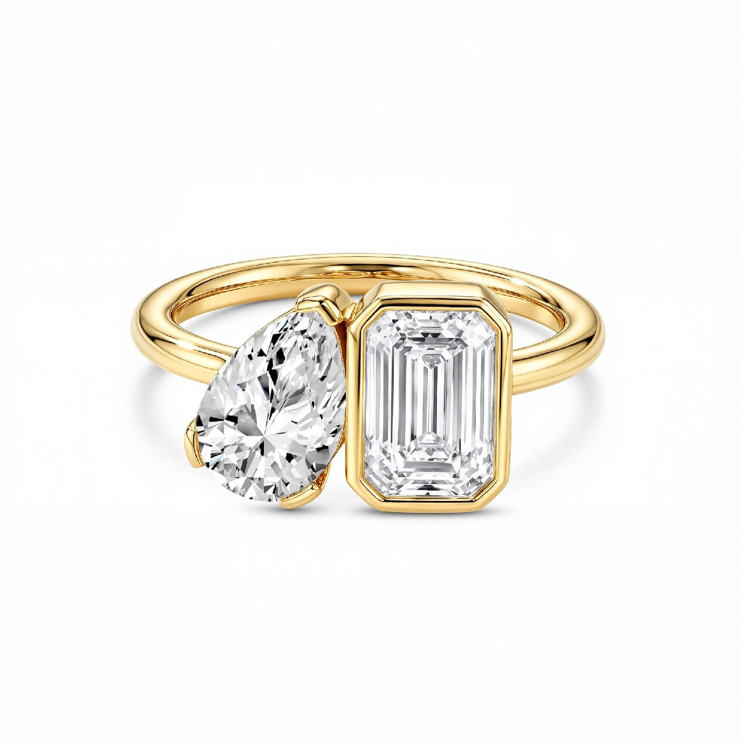 GrownńDiva 2.00 CTW Emerald & Pear 