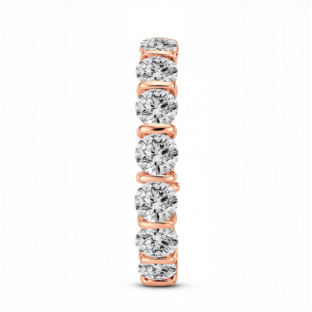 The Bar-Set Brilliant Eternity Band | 3.20 CTW Lab Diamond 18KT Gold Vermeil.GrownnDiva