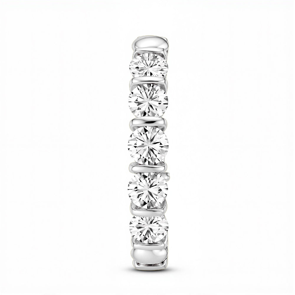 The Bar-Set Brilliant Eternity Band | 3.20 CTW Lab Diamond 18KT Gold Vermeil.GrownńDiva
