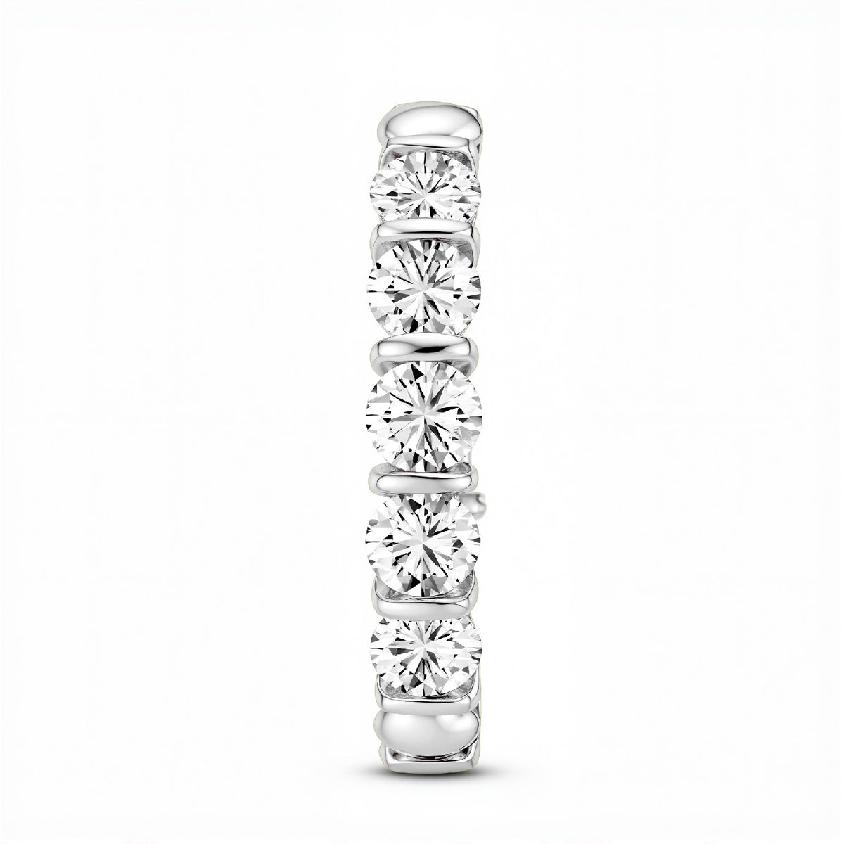 The Bar-Set Brilliant Eternity Band | 3.20 CTW Lab Diamond 18KT Gold Vermeil.GrownnDiva
