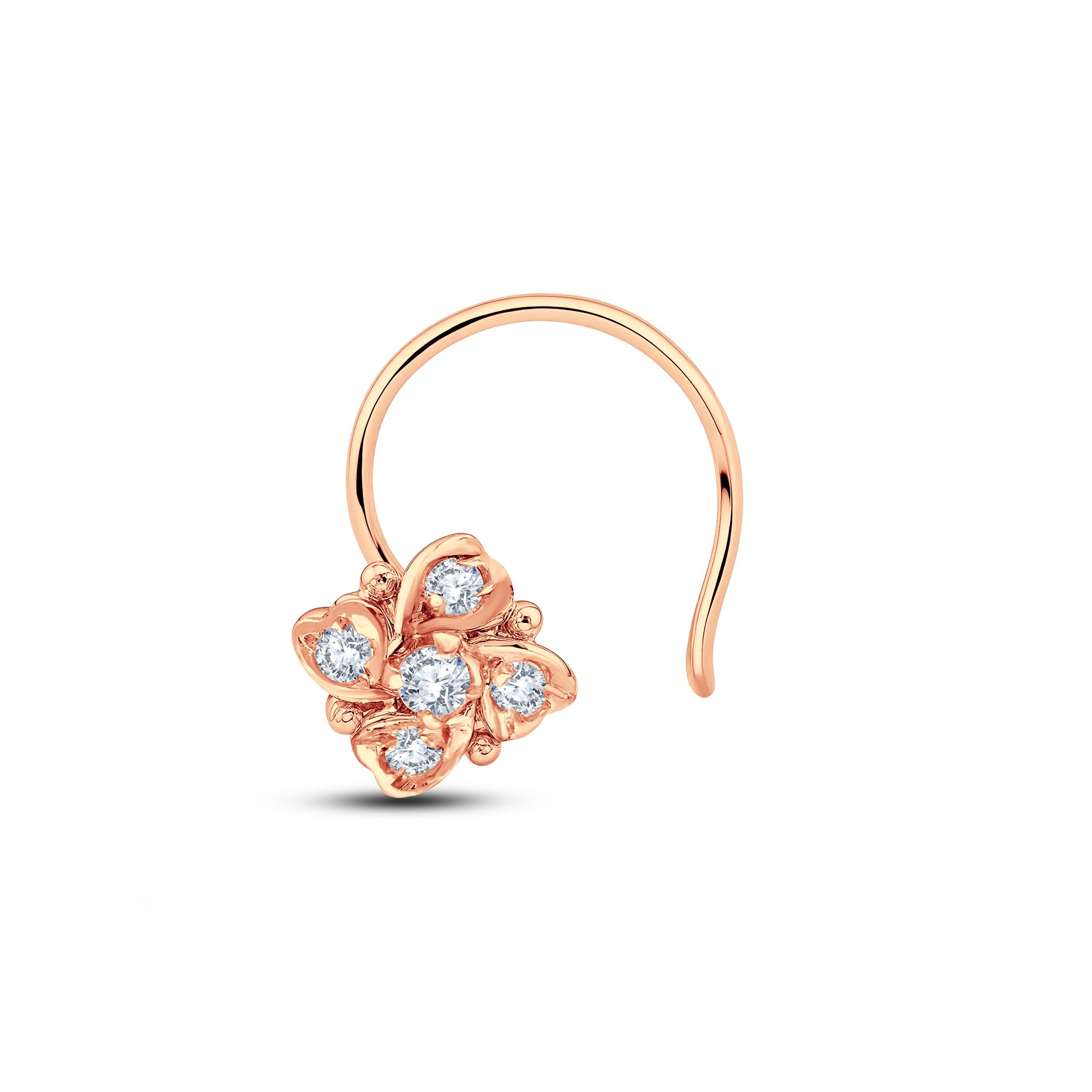The Quintet Cluster Nosepin | Sustainable 0.06 Carat Sparkle by Grownń Diva