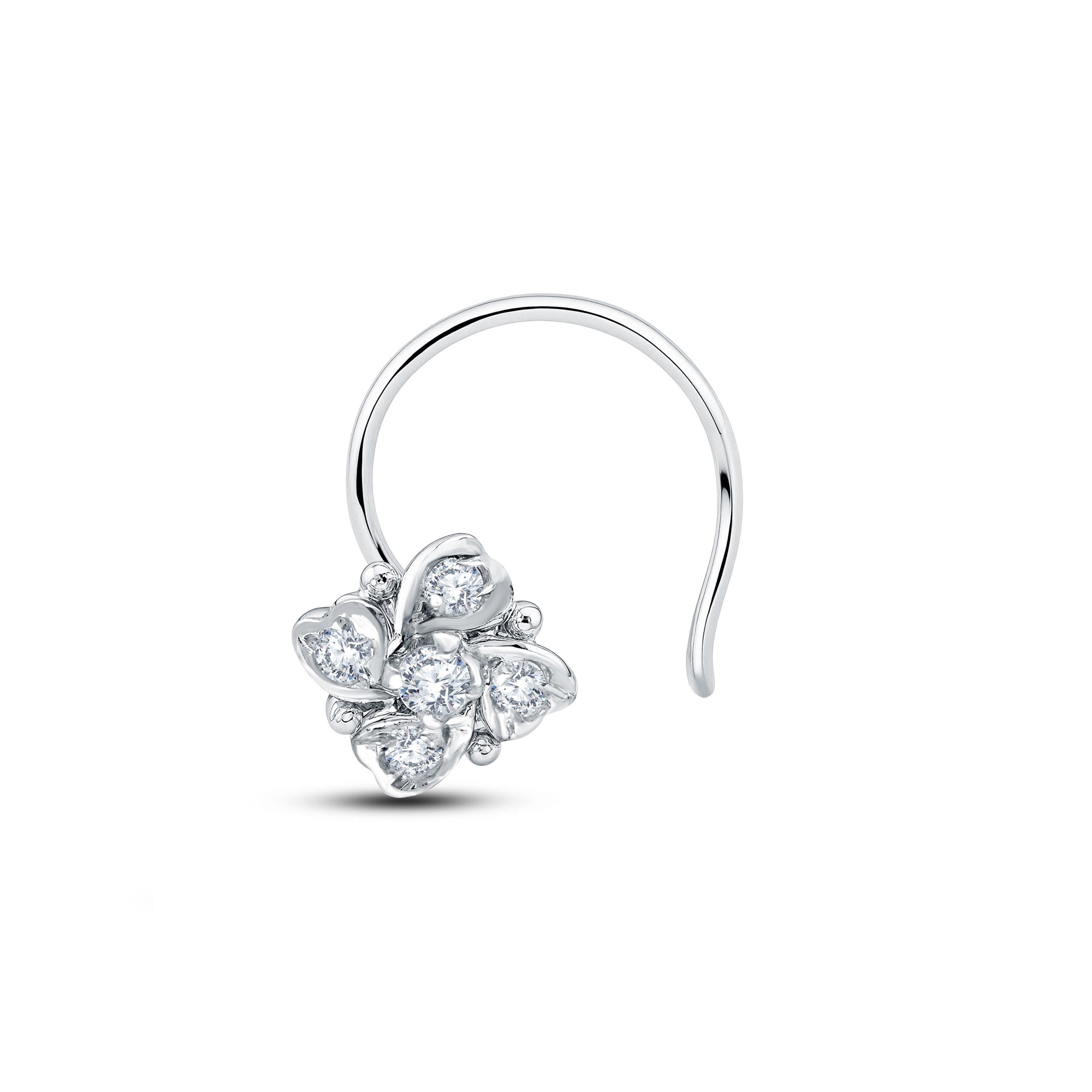 The Quintet Cluster Nosepin | Sustainable 0.06 Carat Sparkle by Grownń Diva