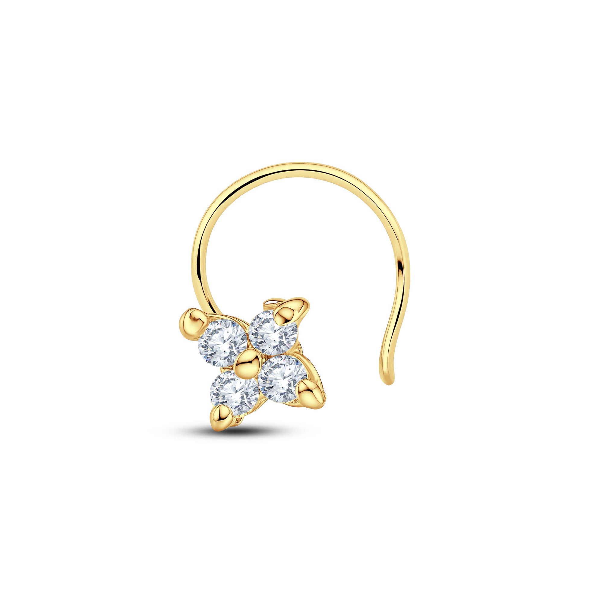 The Diamond Blossom Nose Pin | 0.05 CT Everyday Sparkle.GrownńDiva