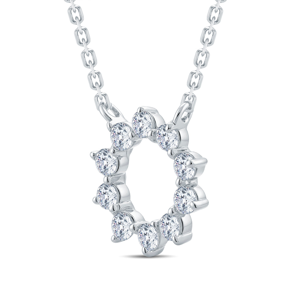Charming Classic Lab-Grown Diamond Pendant | GrownńDiva
