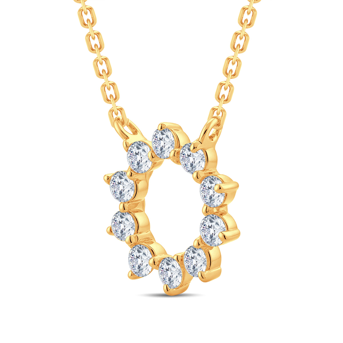 Charming Classic Lab-Grown Diamond Pendant | GrownnDiva
