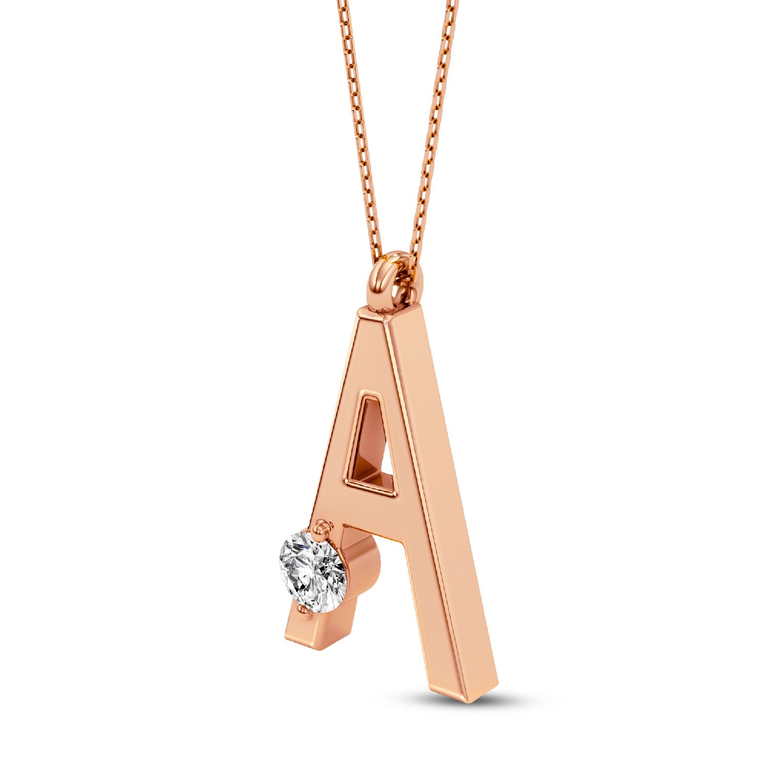 Personalized Brilliance: Lab-Grown Diamond Alphabets Initial 