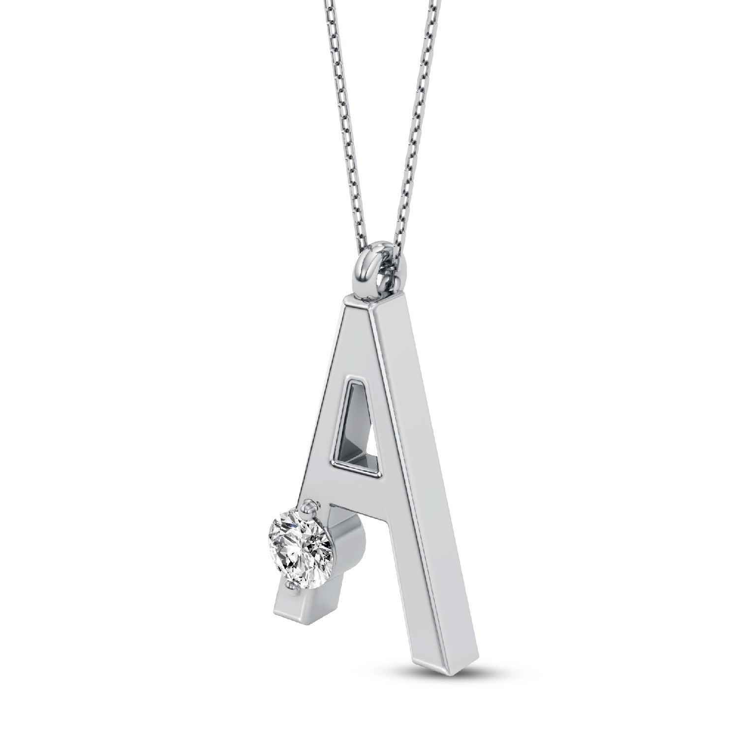 Personalized Brilliance: Lab-Grown Diamond Alphabets Initial 