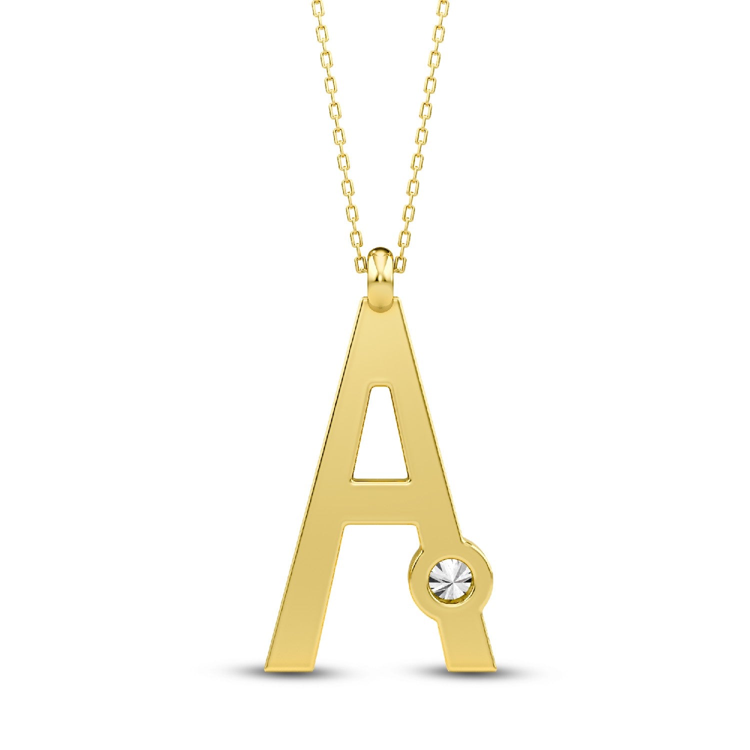 Personalized Brilliance: Lab-Grown Diamond Alphabets Initial 