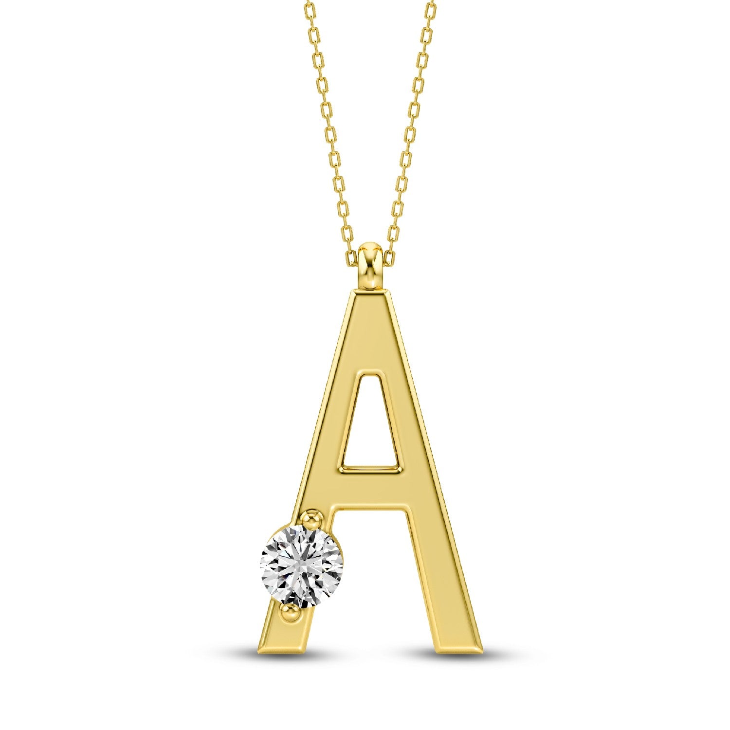 Personalized Brilliance: Lab-Grown Diamond Alphabets Initial 