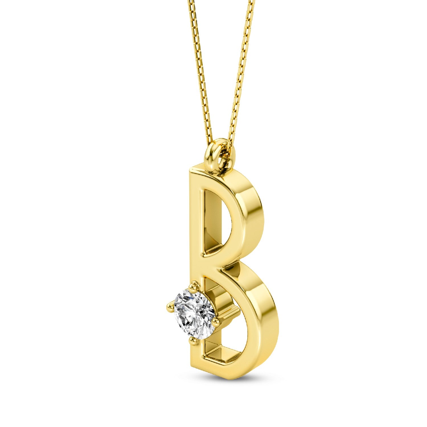 Signature Sparkle: Lab-Grown Diamond Alphabets Initial 