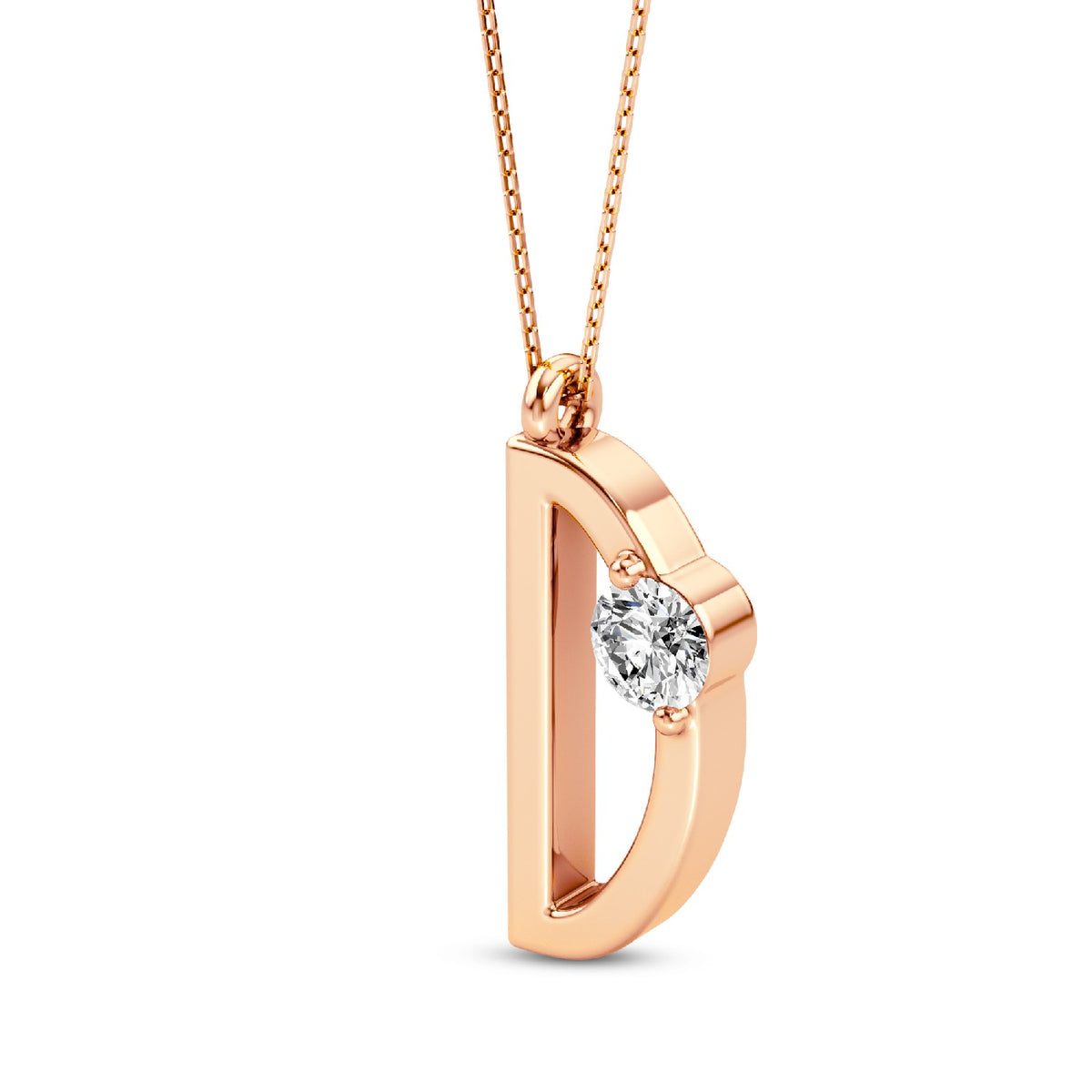 Chic Distinction: Lab-Grown Diamond Alphabets Initial 