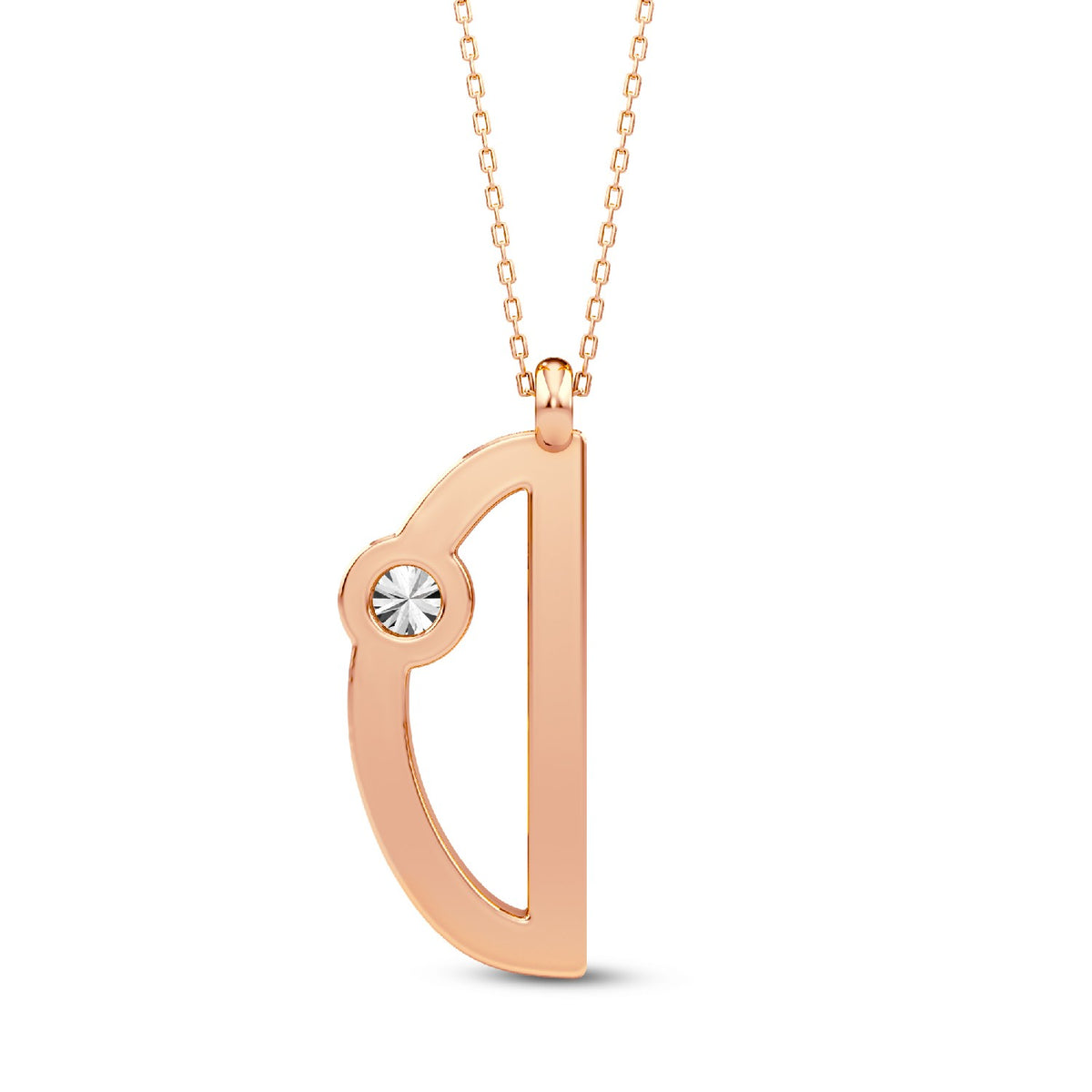 Chic Distinction: Lab-Grown Diamond Alphabets Initial 