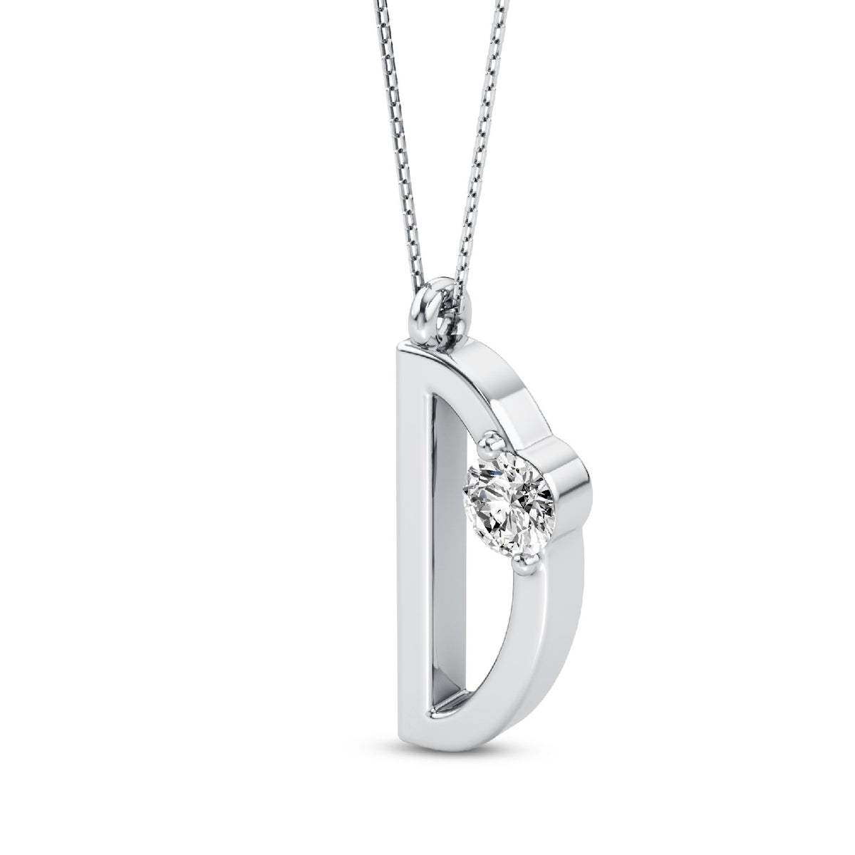 Chic Distinction: Lab-Grown Diamond Alphabets Initial 