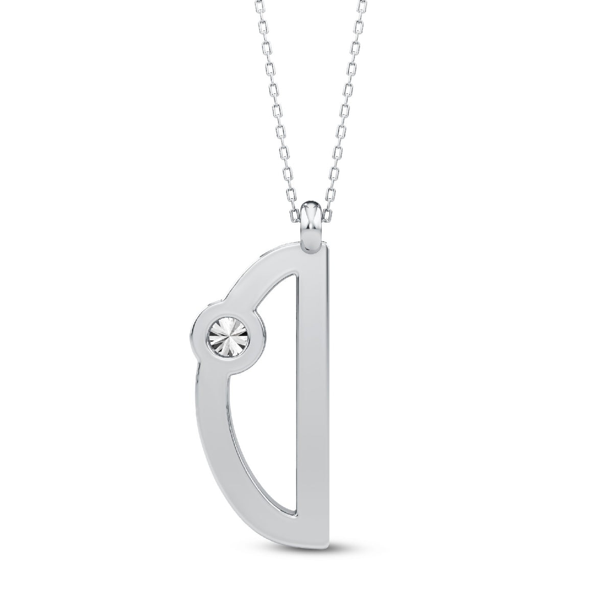 Chic Distinction: Lab-Grown Diamond Alphabets Initial 