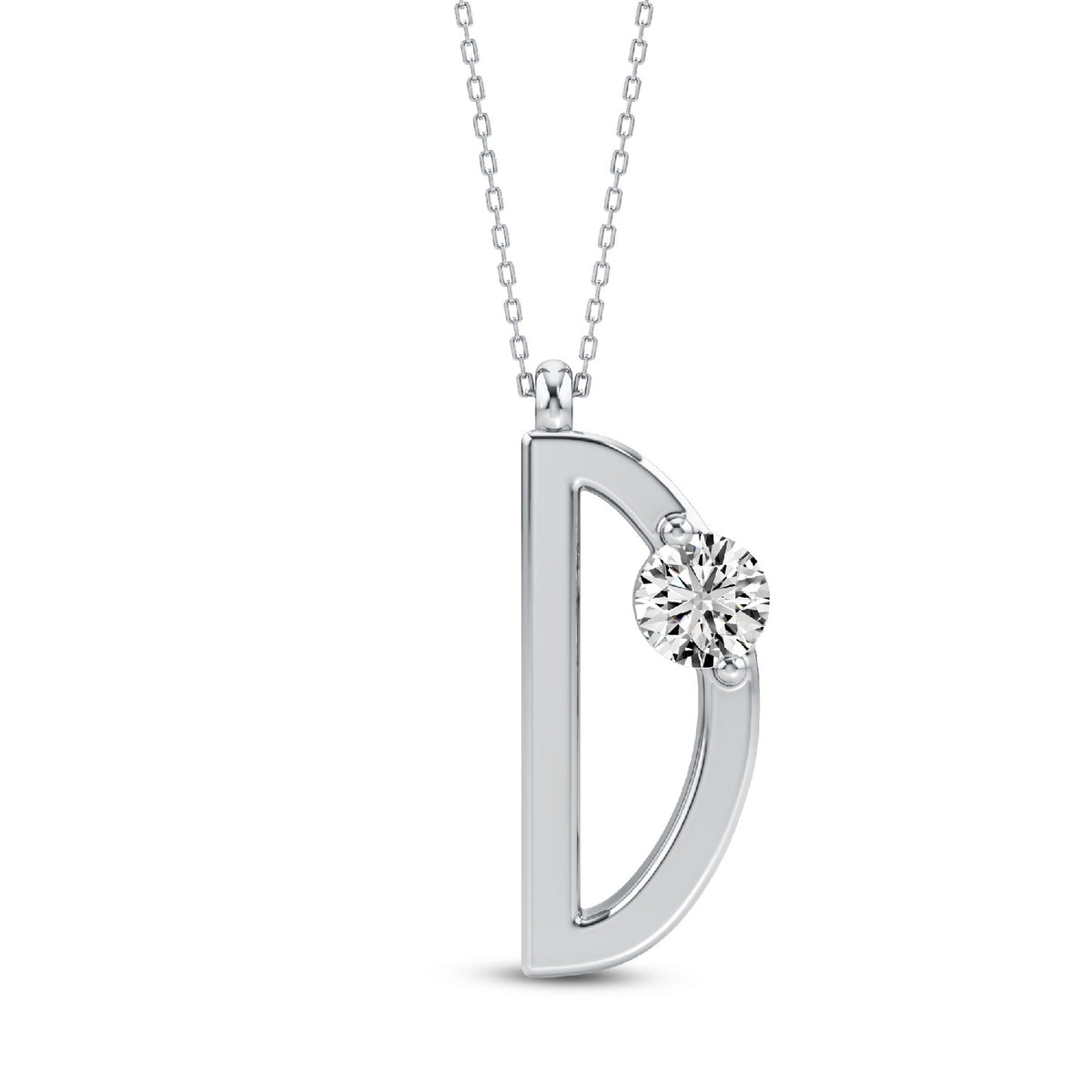 Chic Distinction: Lab-Grown Diamond Alphabets Initial 