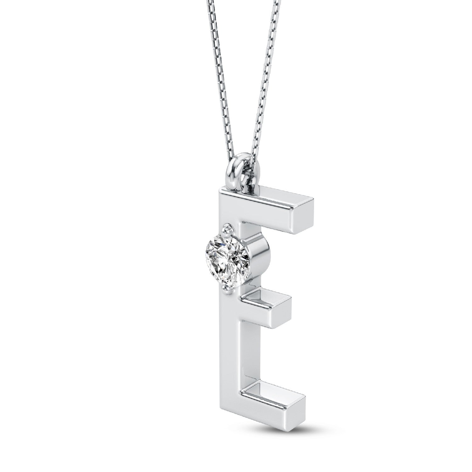 Refined Radiance: Lab-Grown Diamond Alphabets Initial 