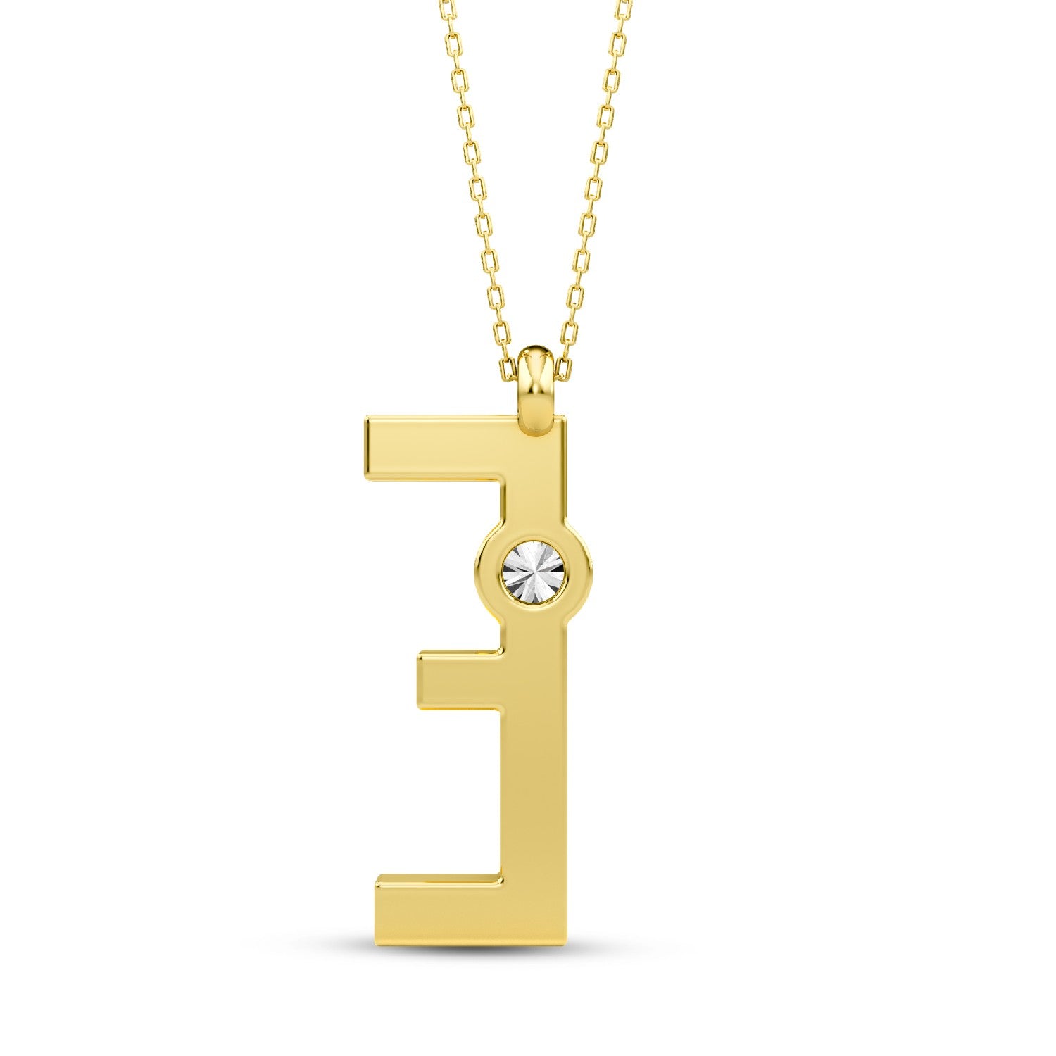Refined Radiance: Lab-Grown Diamond Alphabets Initial 