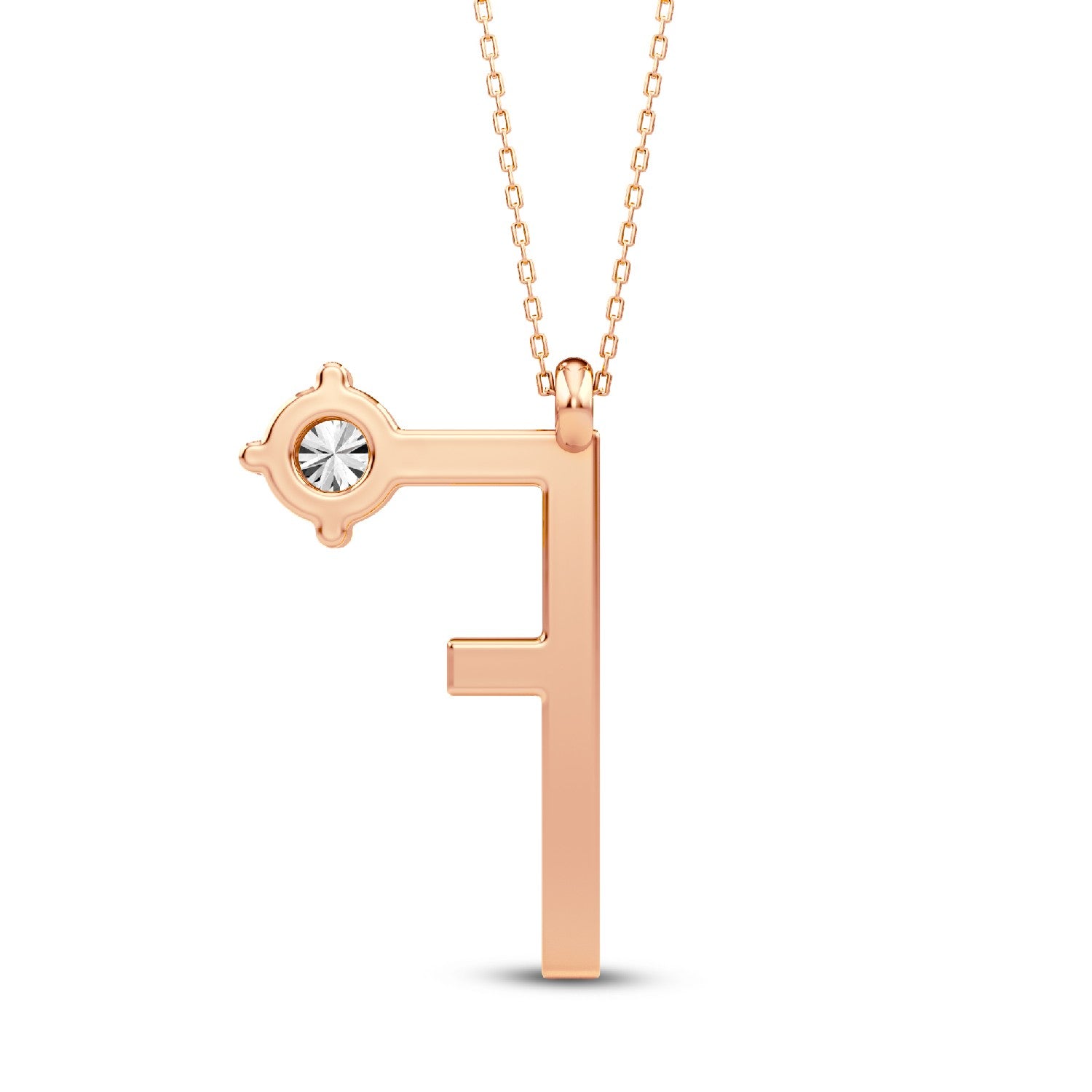 Modern Muse: Lab-Grown Diamond Alphabets Initial 